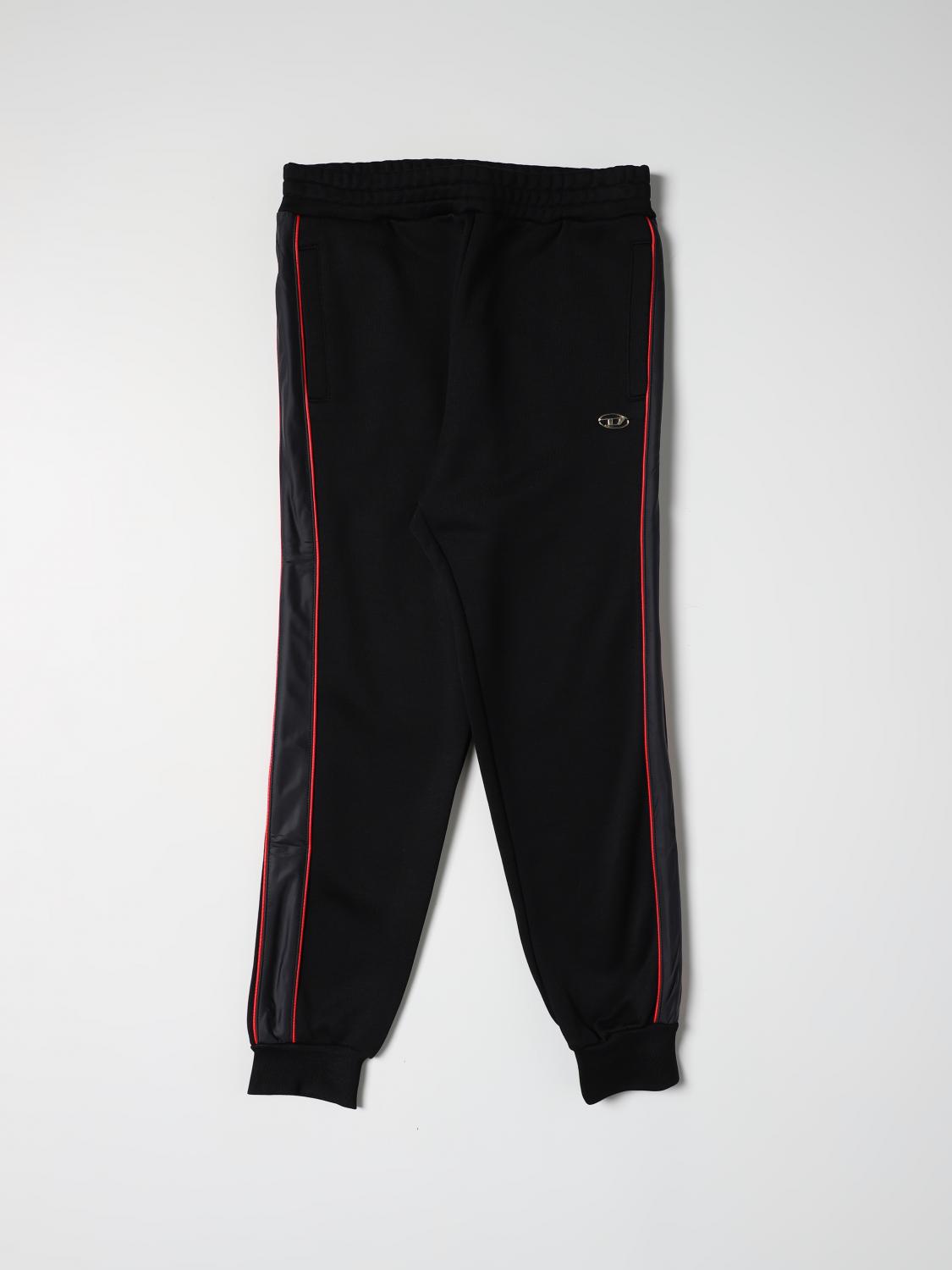 DIESEL: pants for boys - Black | Diesel pants J00833KYATG online on ...