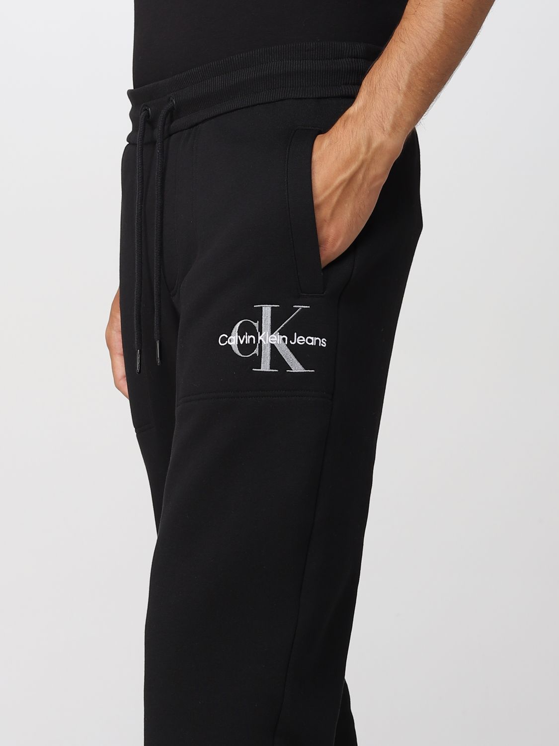 Calvin Klein Men's Monogram Logo Fleece Joggers