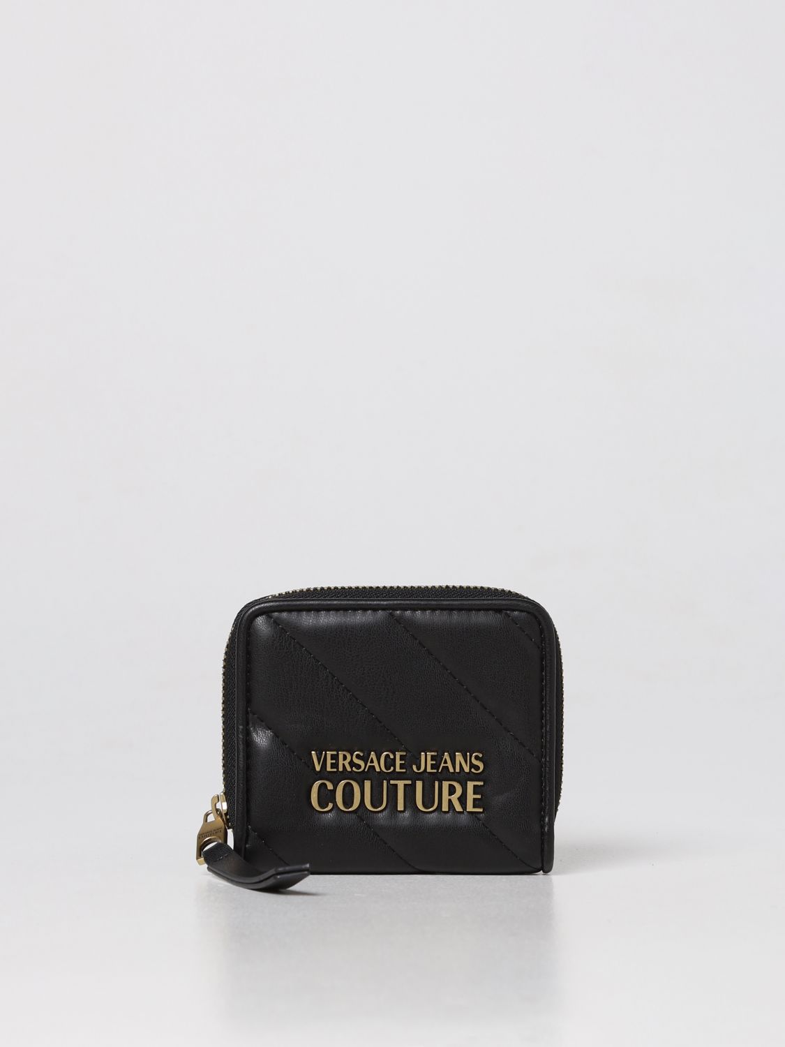 ontploffing Aanpassing Regelen VERSACE JEANS COUTURE: wallet for woman - Black | Versace Jeans Couture  wallet 73VA5PA2ZS409 online on GIGLIO.COM