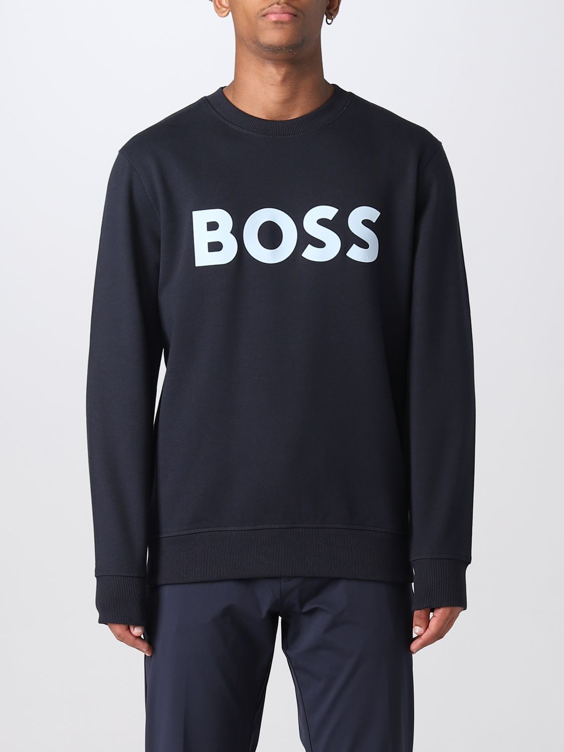 Shop Hugo Boss Sweatshirt Boss Men Color Blue