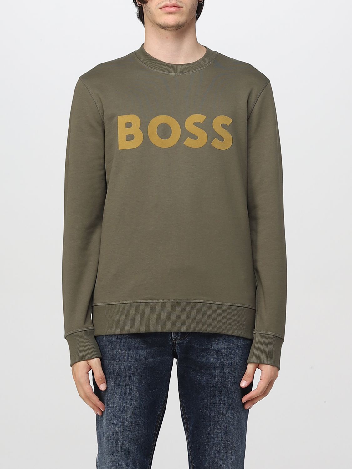 Hugo Boss Sweatshirt Boss Men Color Green