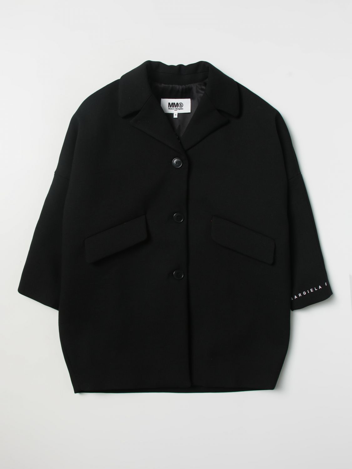Coat Mm6 Maison Margiela: Mm6 Maison Margiela coat for boy black 1