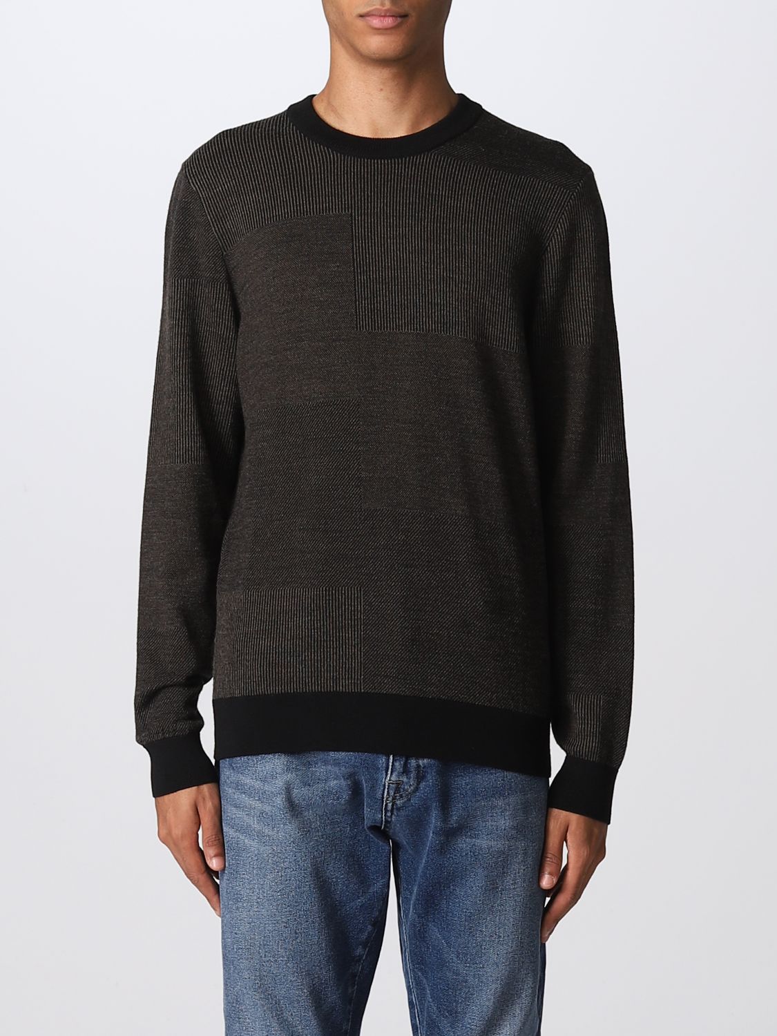 BOSS: sweater for man - Black | Boss sweater 50477382 online at GIGLIO.COM