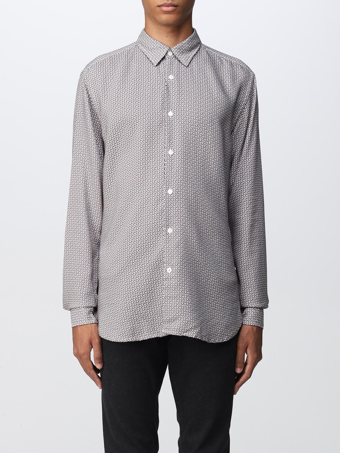 Shirt BOSS Men color Beige Shirt BOSS Men color Beige