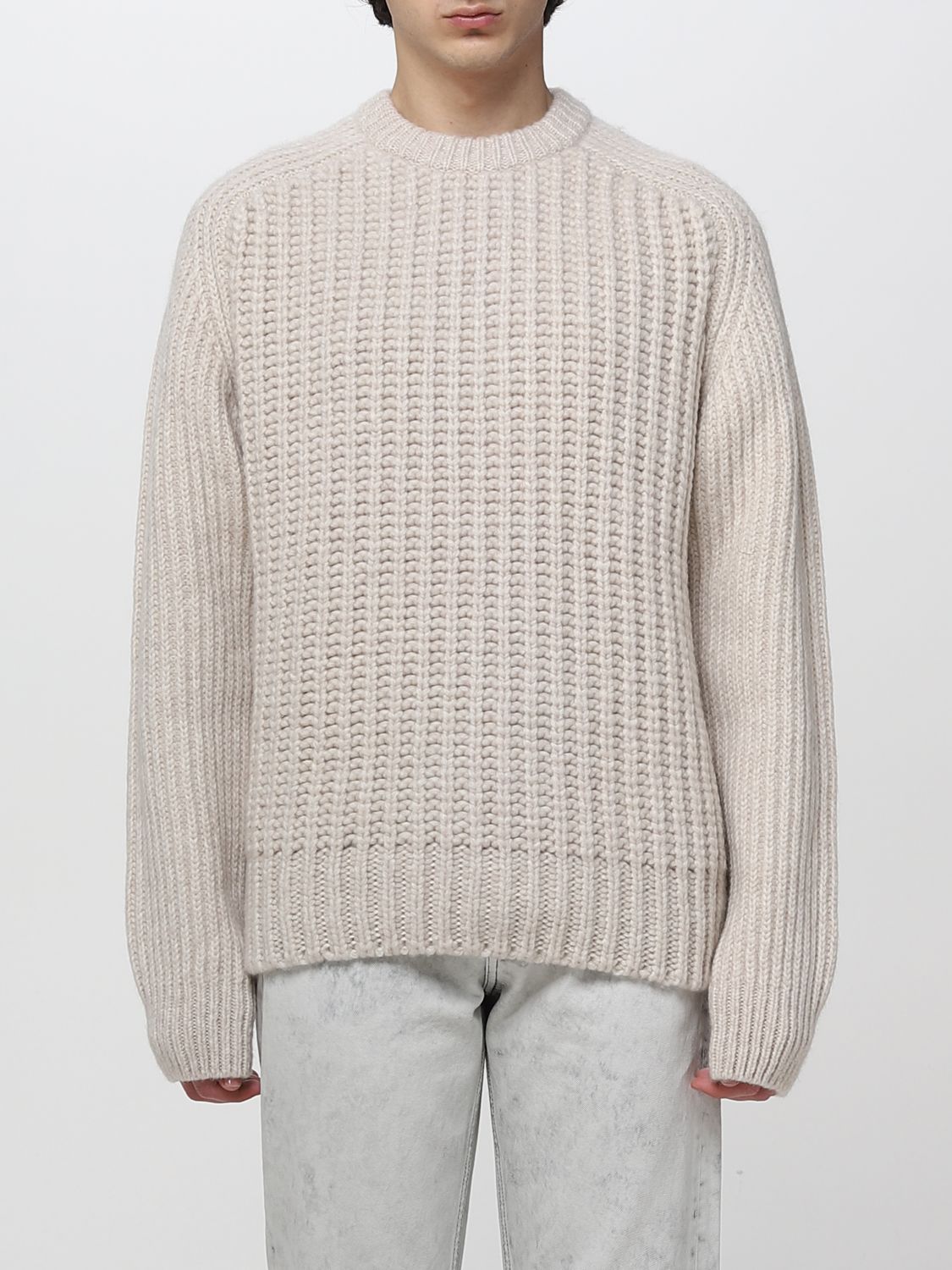 SUNFLOWER: sweater for man - White | Sunflower sweater 3024 online on ...