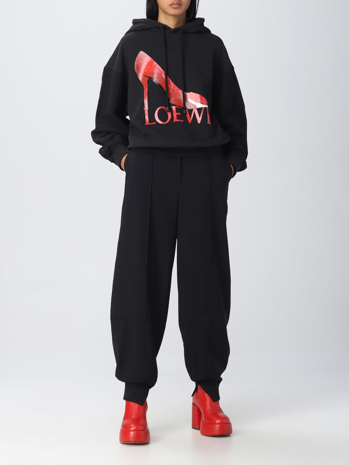 Pantalon Loewe: Pantalon Loewe femme noir 2