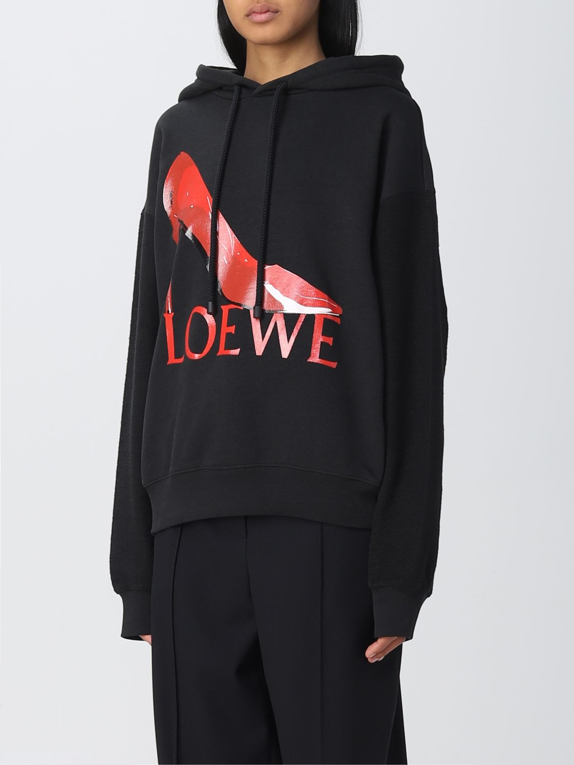 Sweat-shirt Loewe: Sweat-shirt Loewe femme noir 4