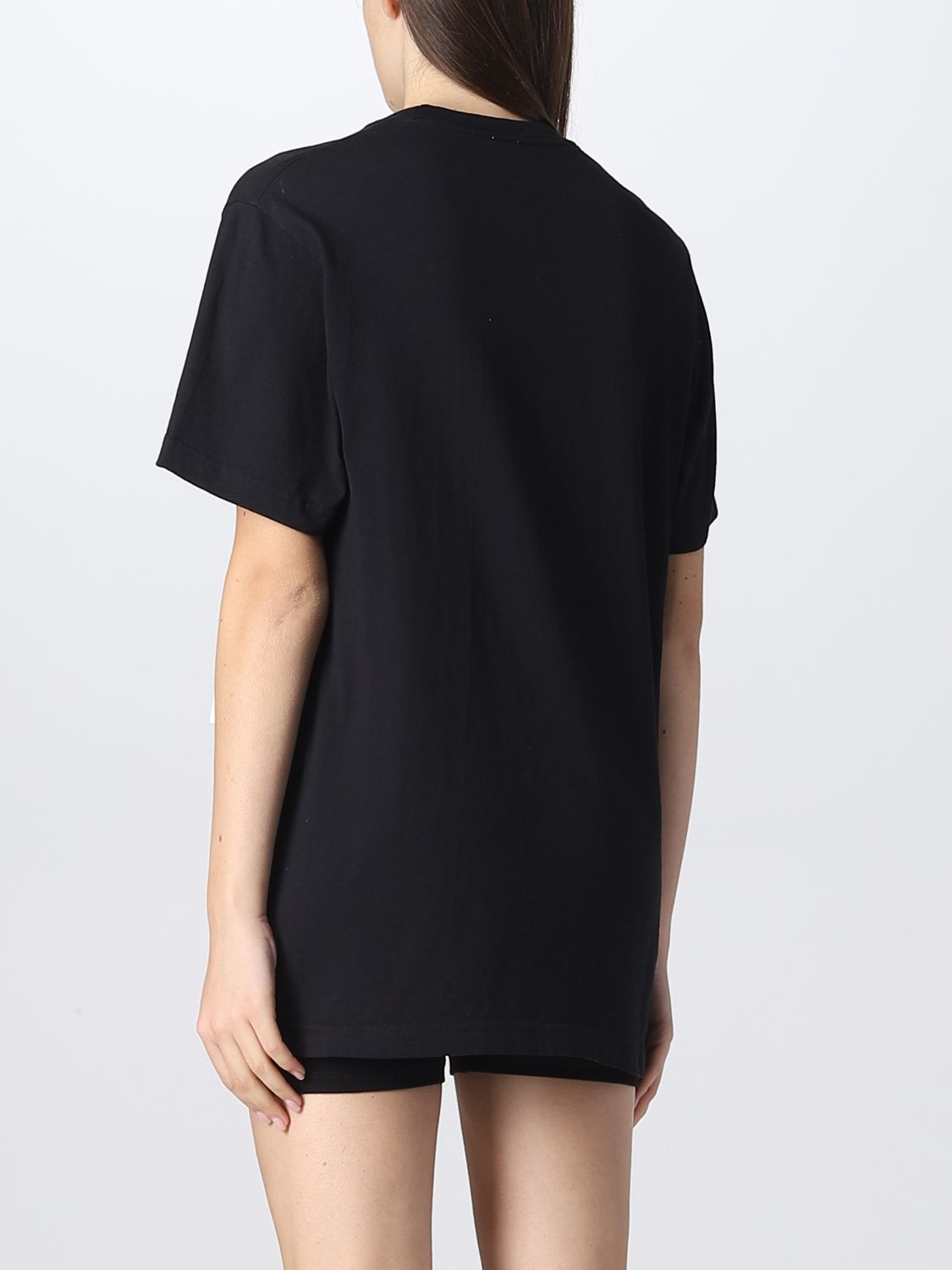 T-shirt Sporty & Rich: T-shirt Sporty & Rich con stampa wellness nero 3