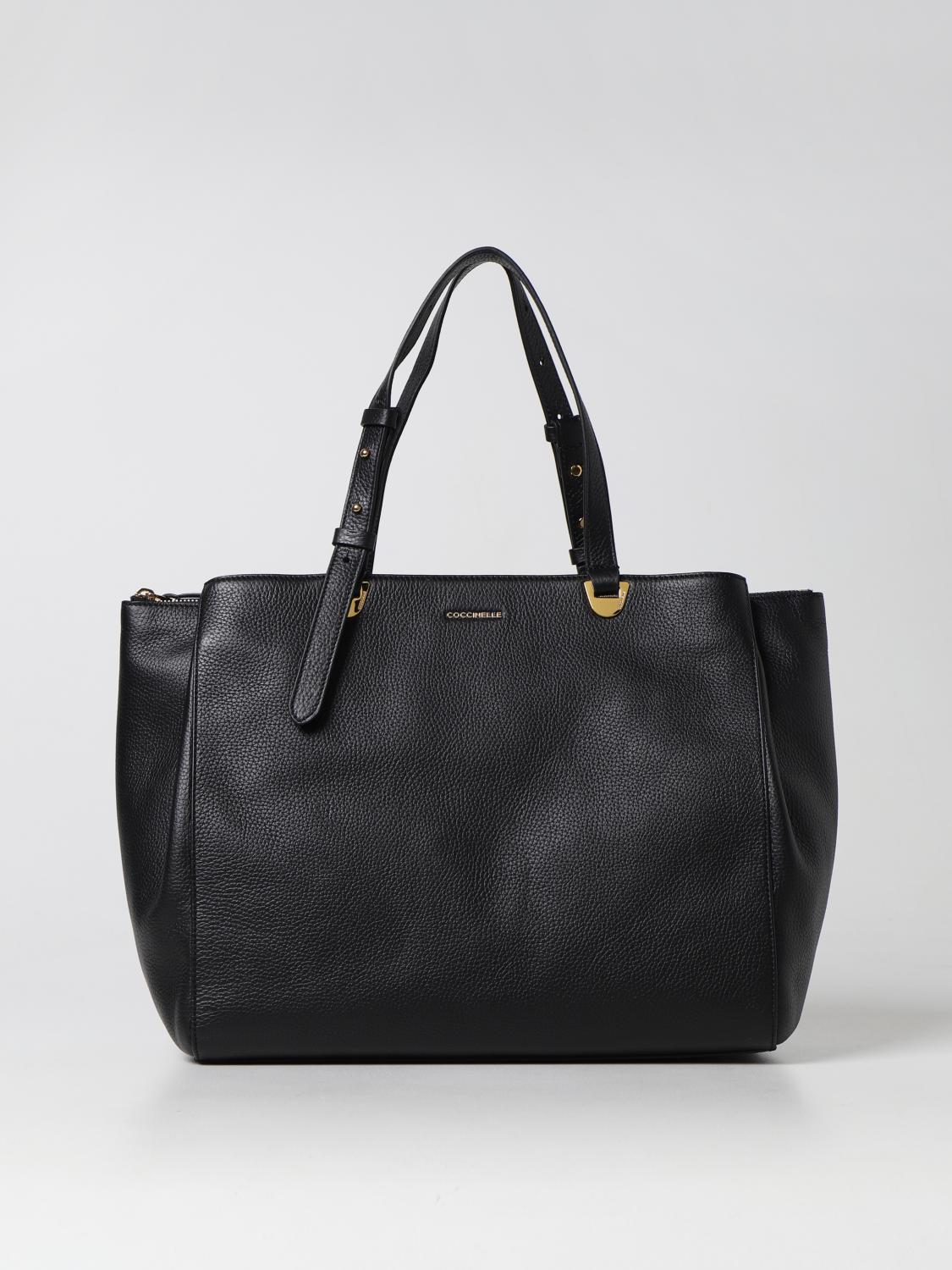 COCCINELLE BORSE TOTE Borsa Lea in pelle martellata Borse Tote