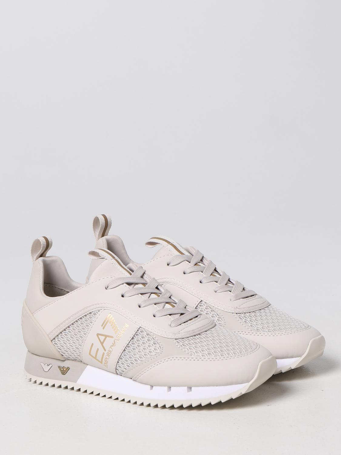 ea7 sneakers black gold