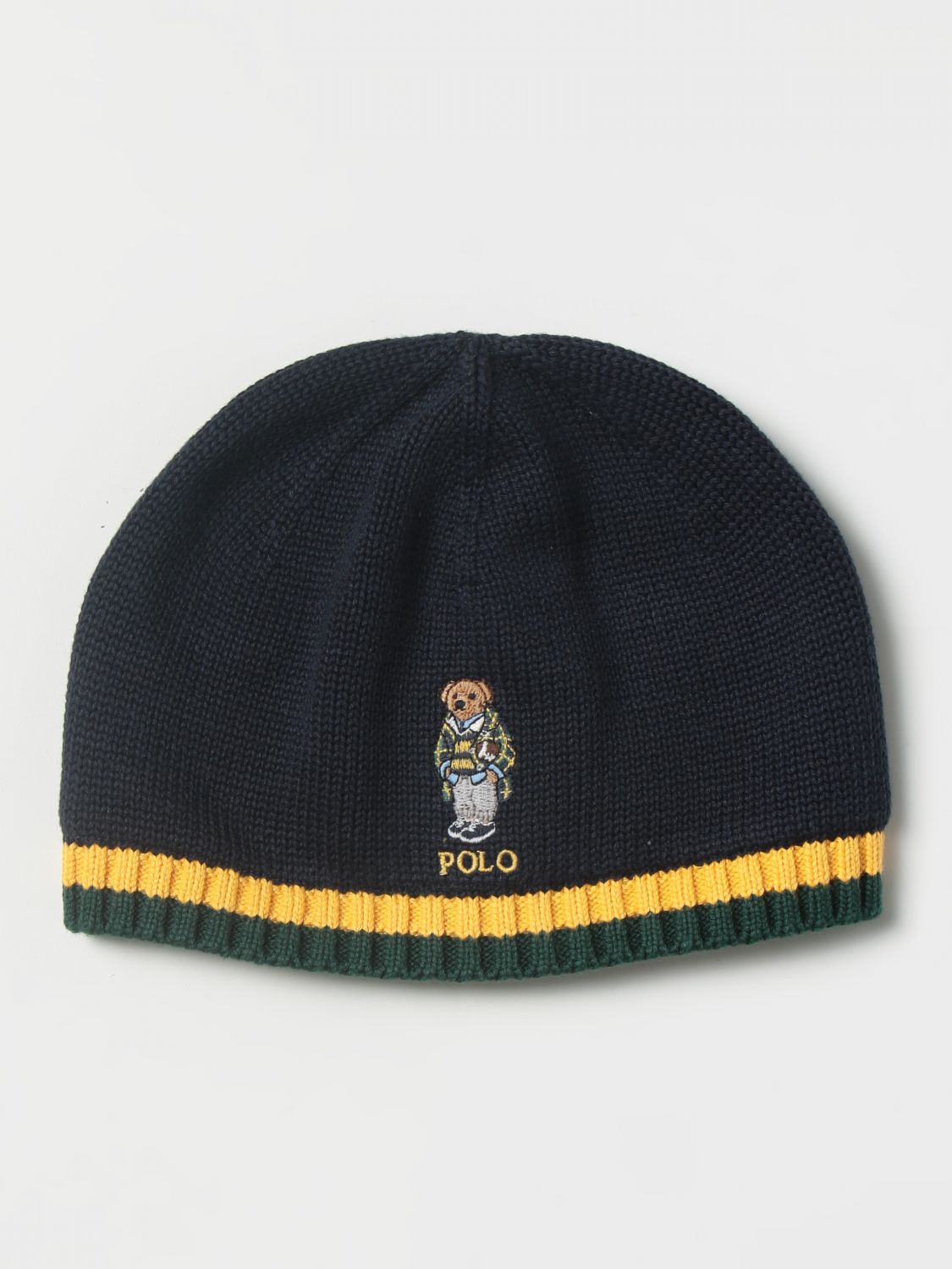 POLO RALPH LAUREN: hat for kids - Navy | Polo Ralph Lauren hat 322879738  online on 