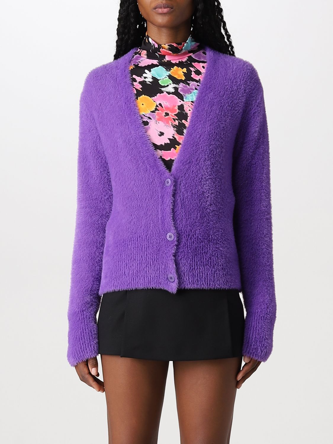 Femme Vêtements Sweats et pull overs Cardigans Cardigan Synthétique Kaos en coloris Violet 