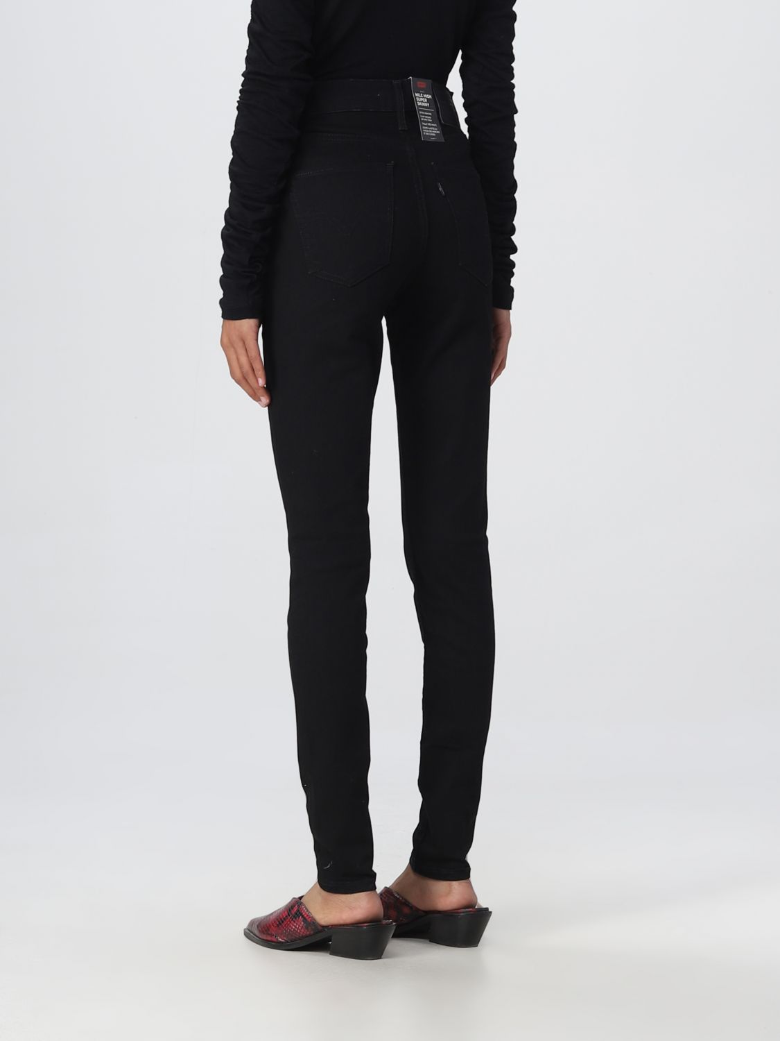 LEVI'S: jeans for woman - Black | Levi's jeans 227910052 online on ...