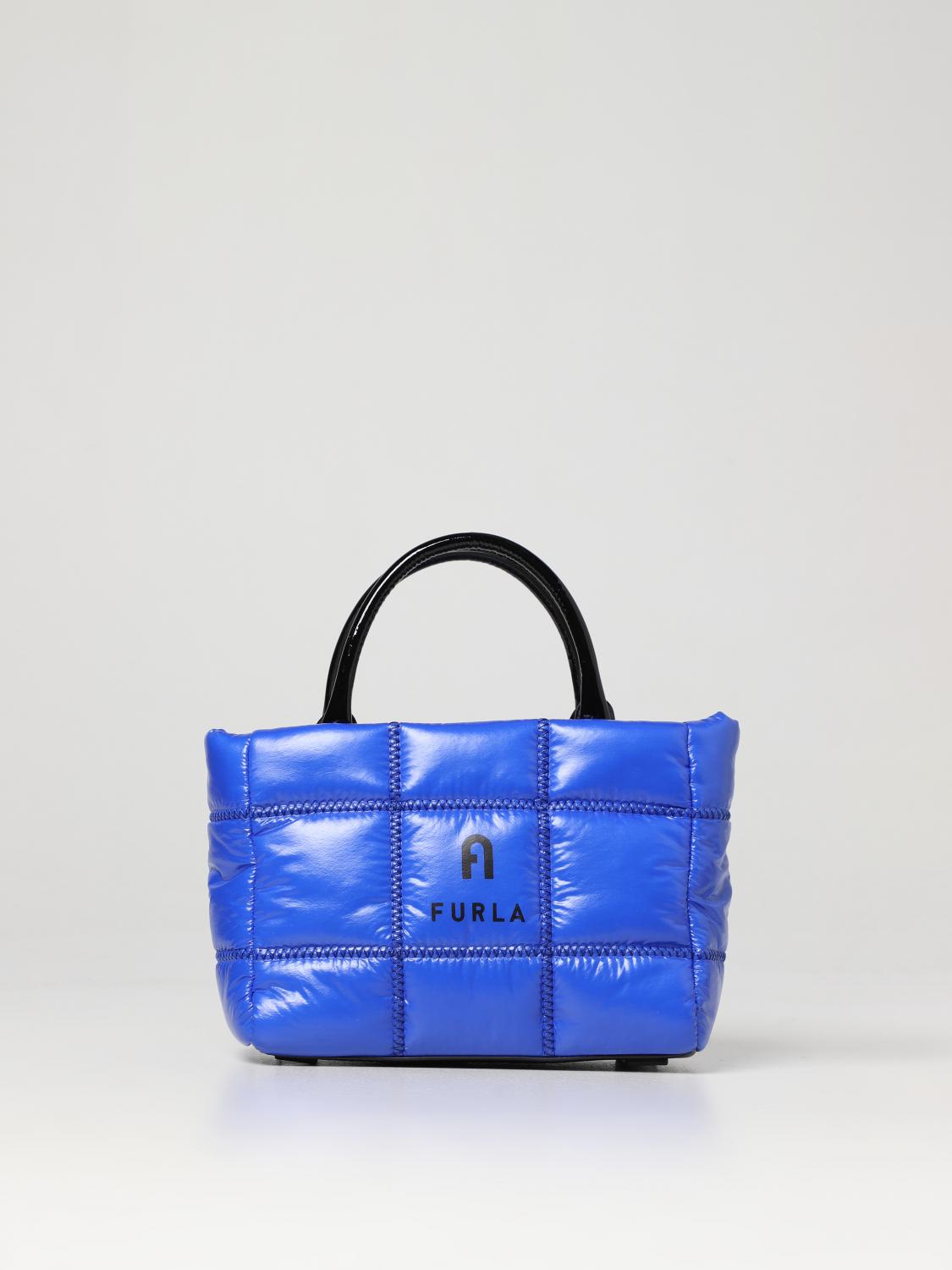 FURLA Borsa Padded in nylon Blue Borsa A Mano Furla WB00734BX1190