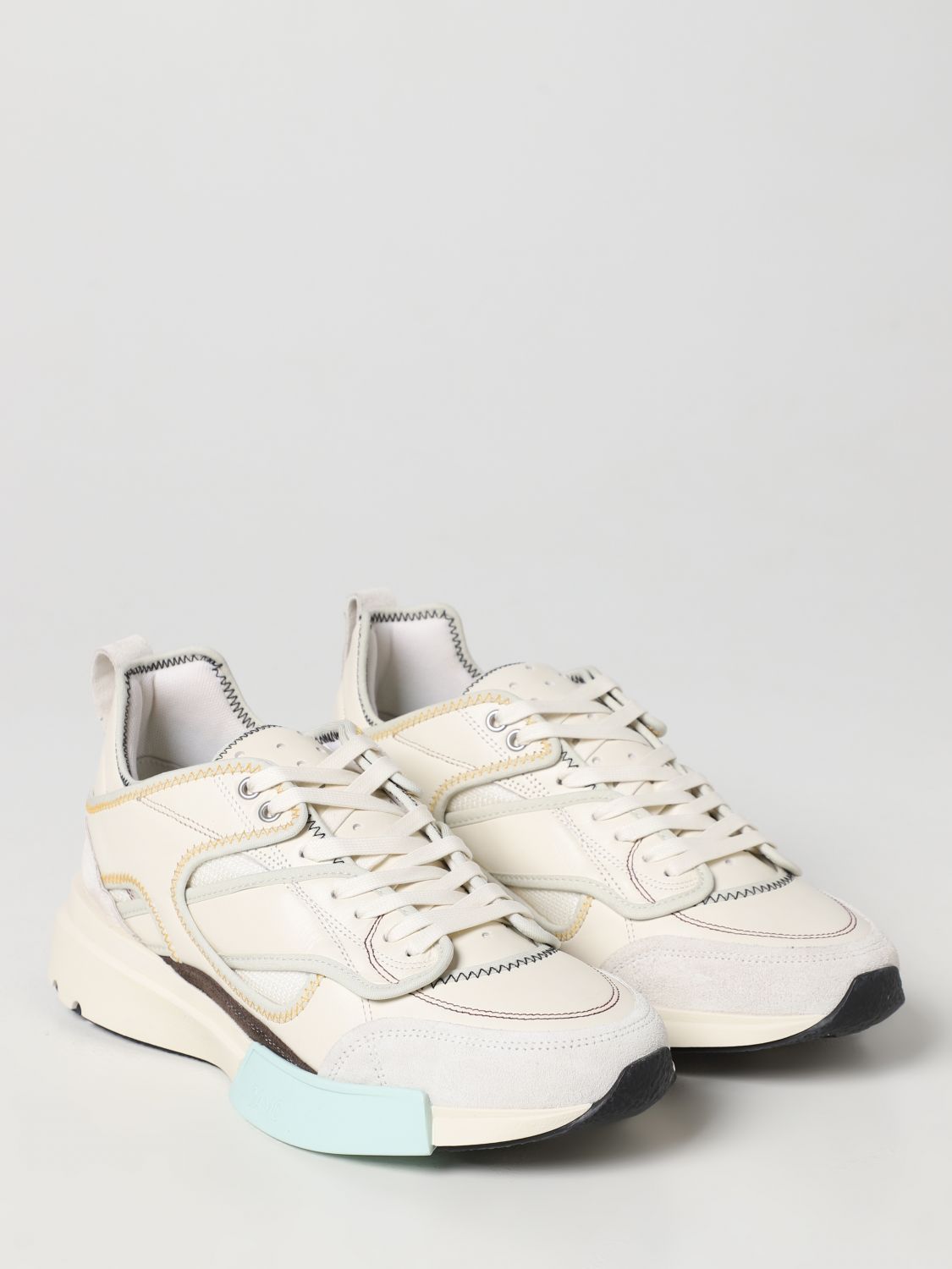 Sneakers Oamc: Sneakers Aurora Runner Oamc in pelle bianco 2