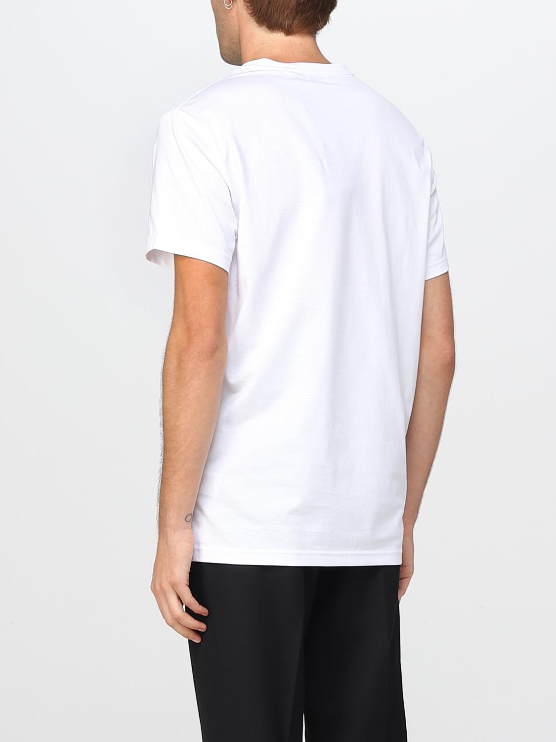 BURBERRY: t-shirt for man - White | Burberry t-shirt 8014021 online on ...