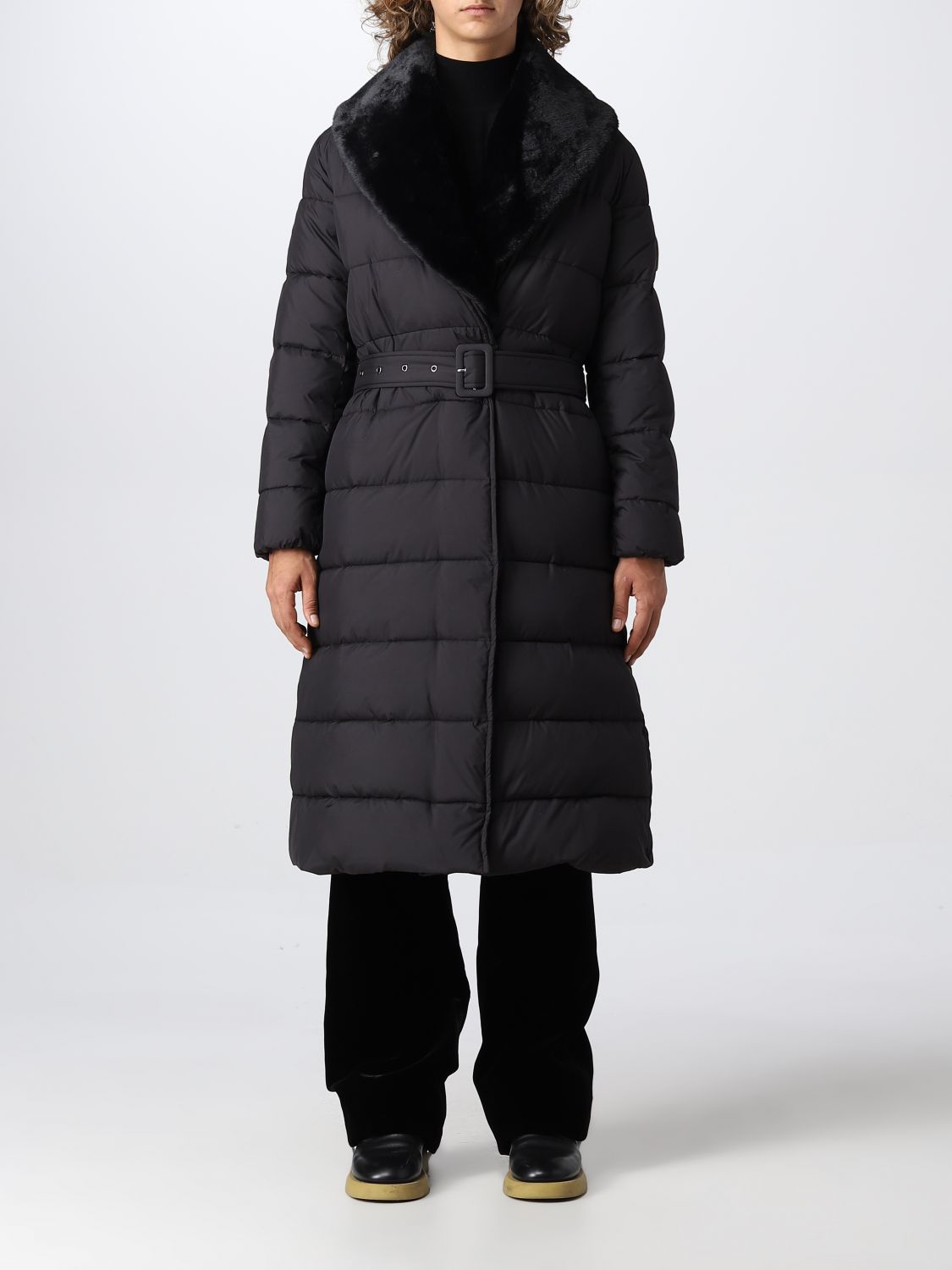 TWINSET: jackets for woman - Black | Twinset jackets 222TT2230 online ...