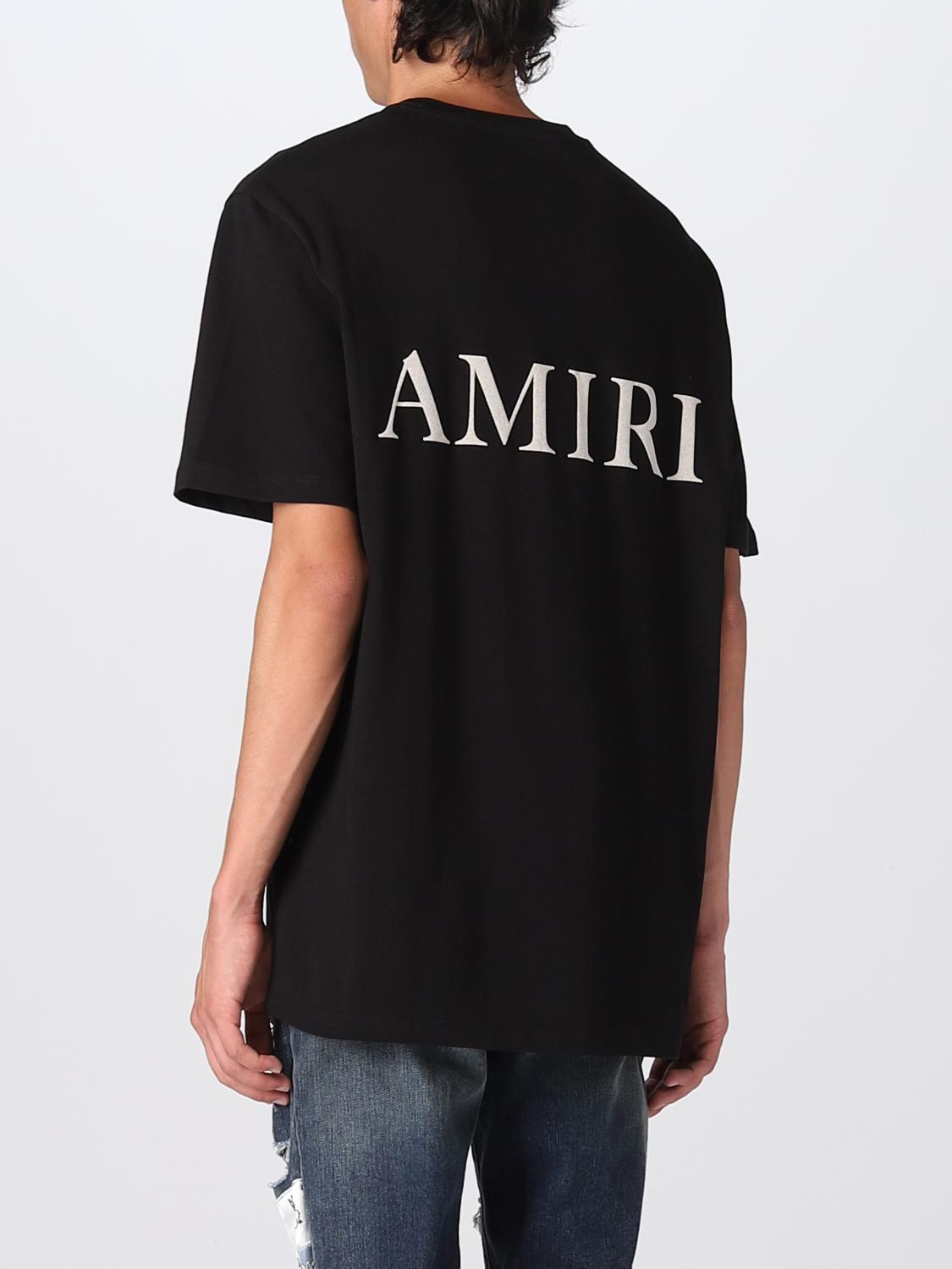 AMIRI Camiseta para hombre, Negro Camiseta Amiri MJL010 en línea en