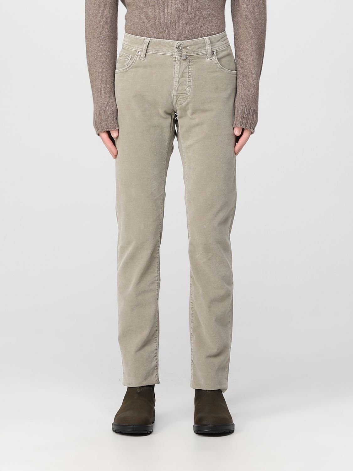 JACOB COHEN: pants for man - Grey | Jacob Cohen pants UQE0636S3642 ...