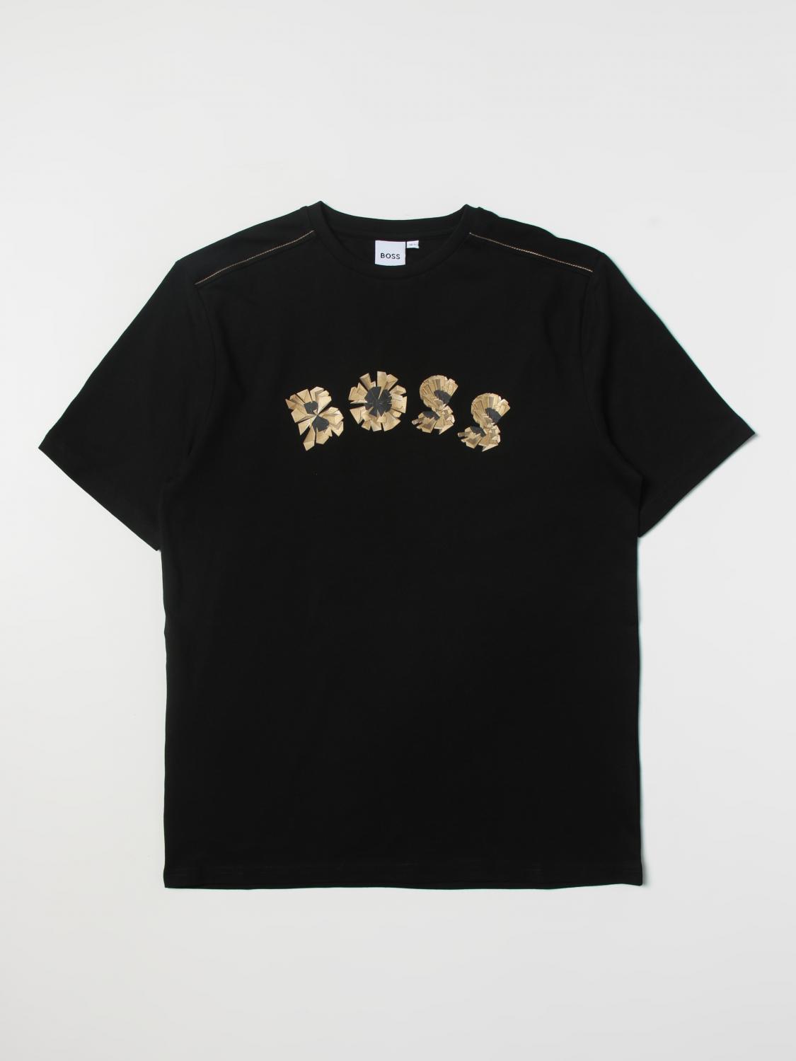 HUGO BOSS tshirt for boys Black Hugo Boss tshirt J25M10 online