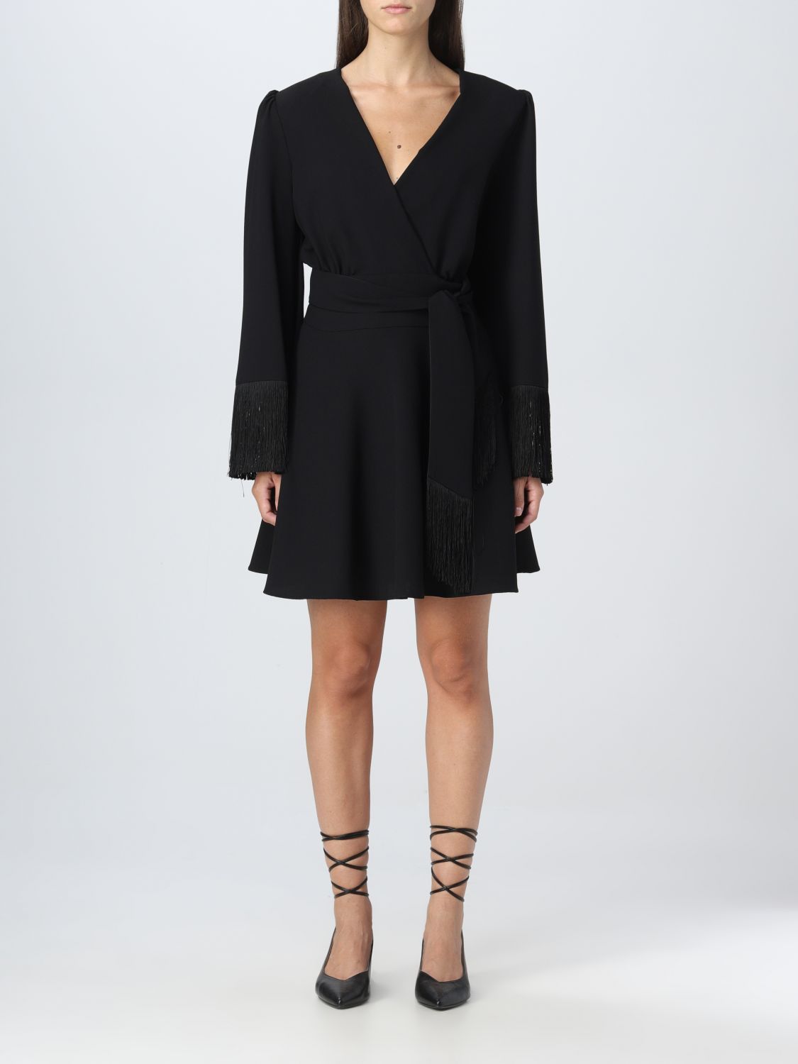 SIMONA CORSELLINI: dress for woman - Black | Simona Corsellini dress ...
