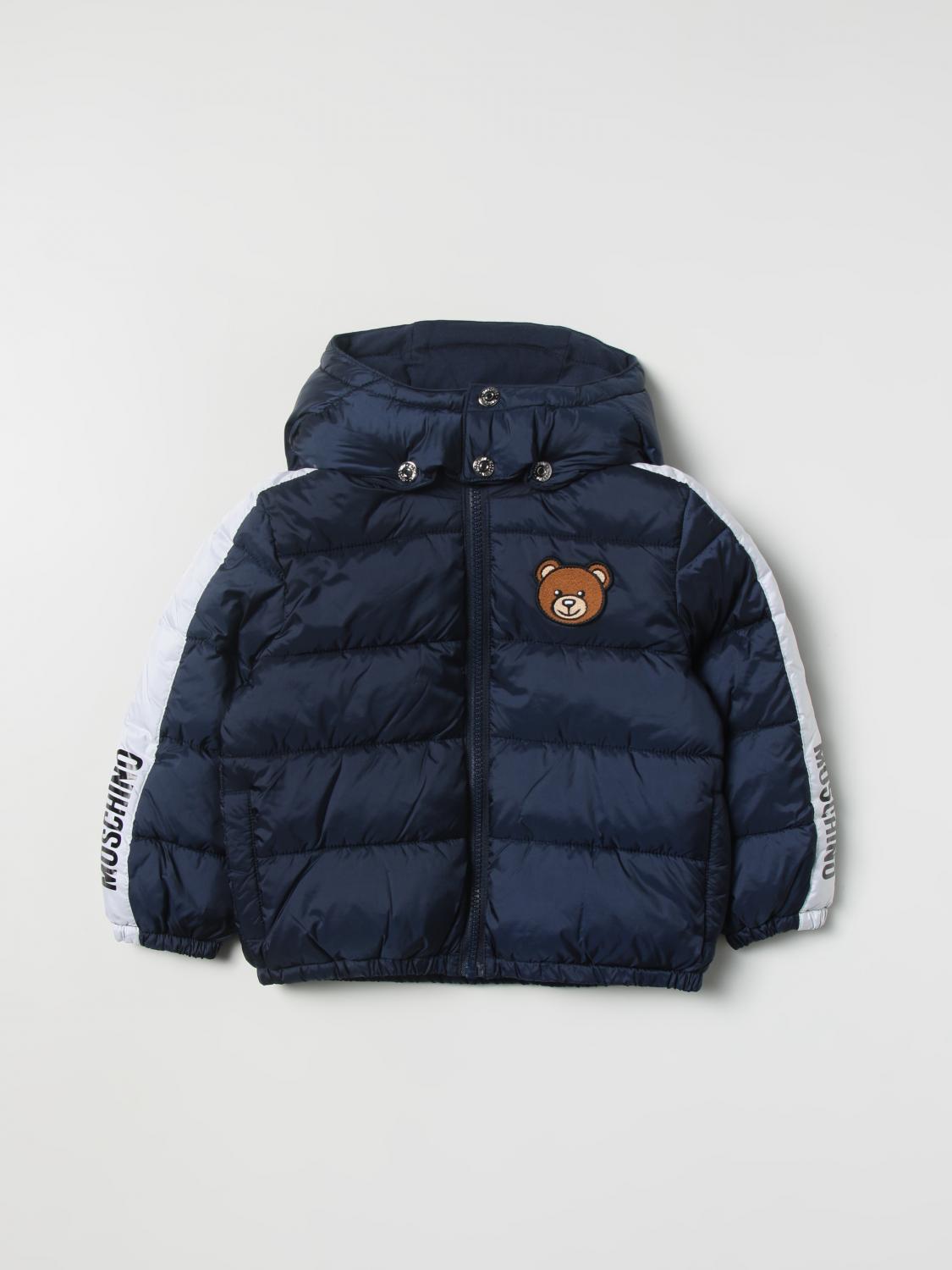 MOSCHINO BABY jacket for baby Blue Moschino Baby jacket