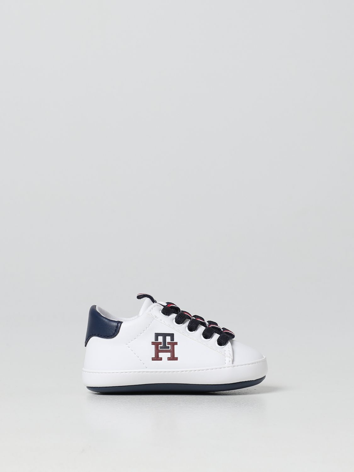 TOMMY HILFIGER: Zapatos para bebé, Blanco | Tommy Hilfiger T0B4324471433 en línea en GIGLIO.COM