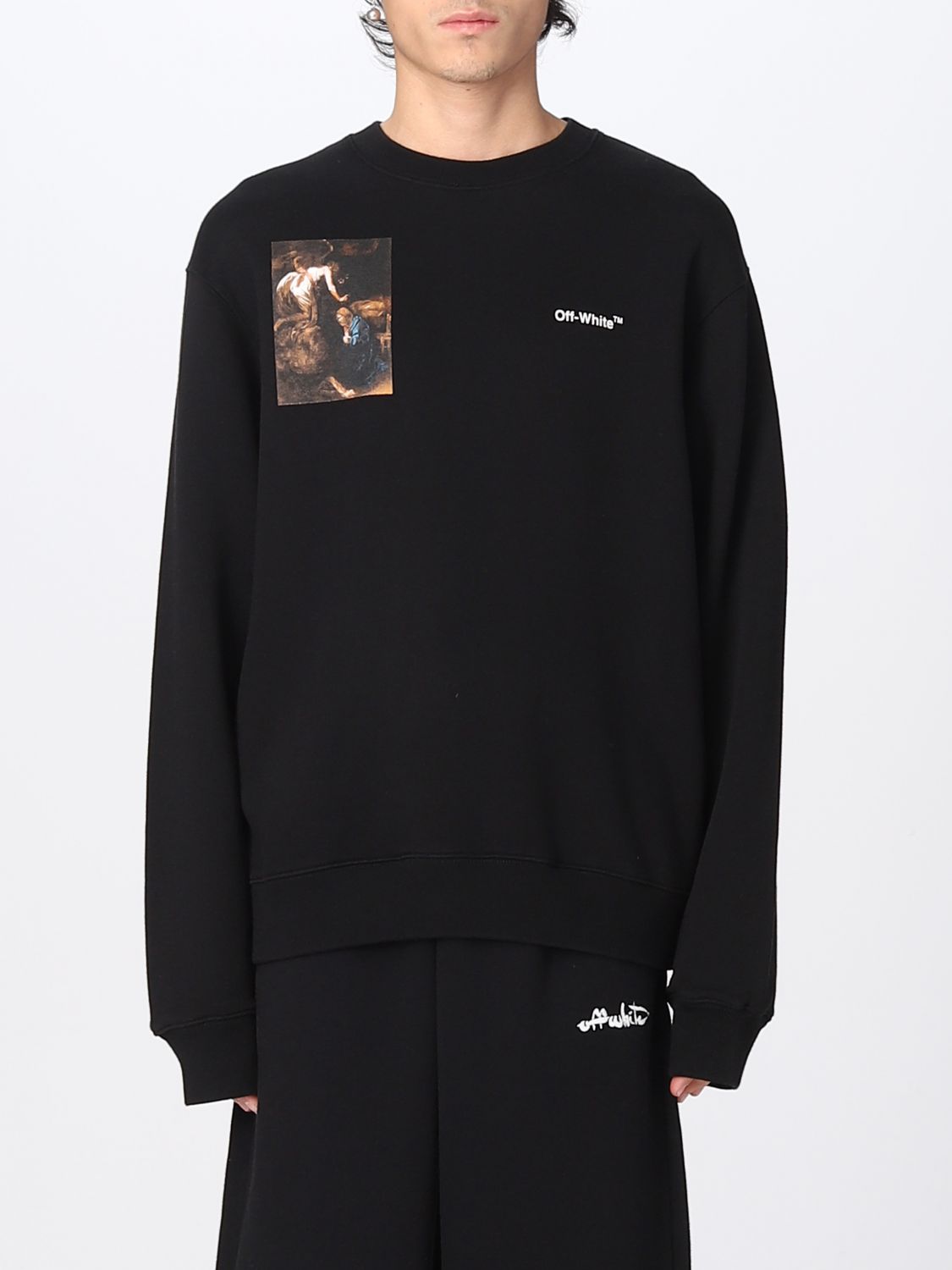 OFF-WHITE: sweatshirt for man - Black | Off-White sweatshirt ...