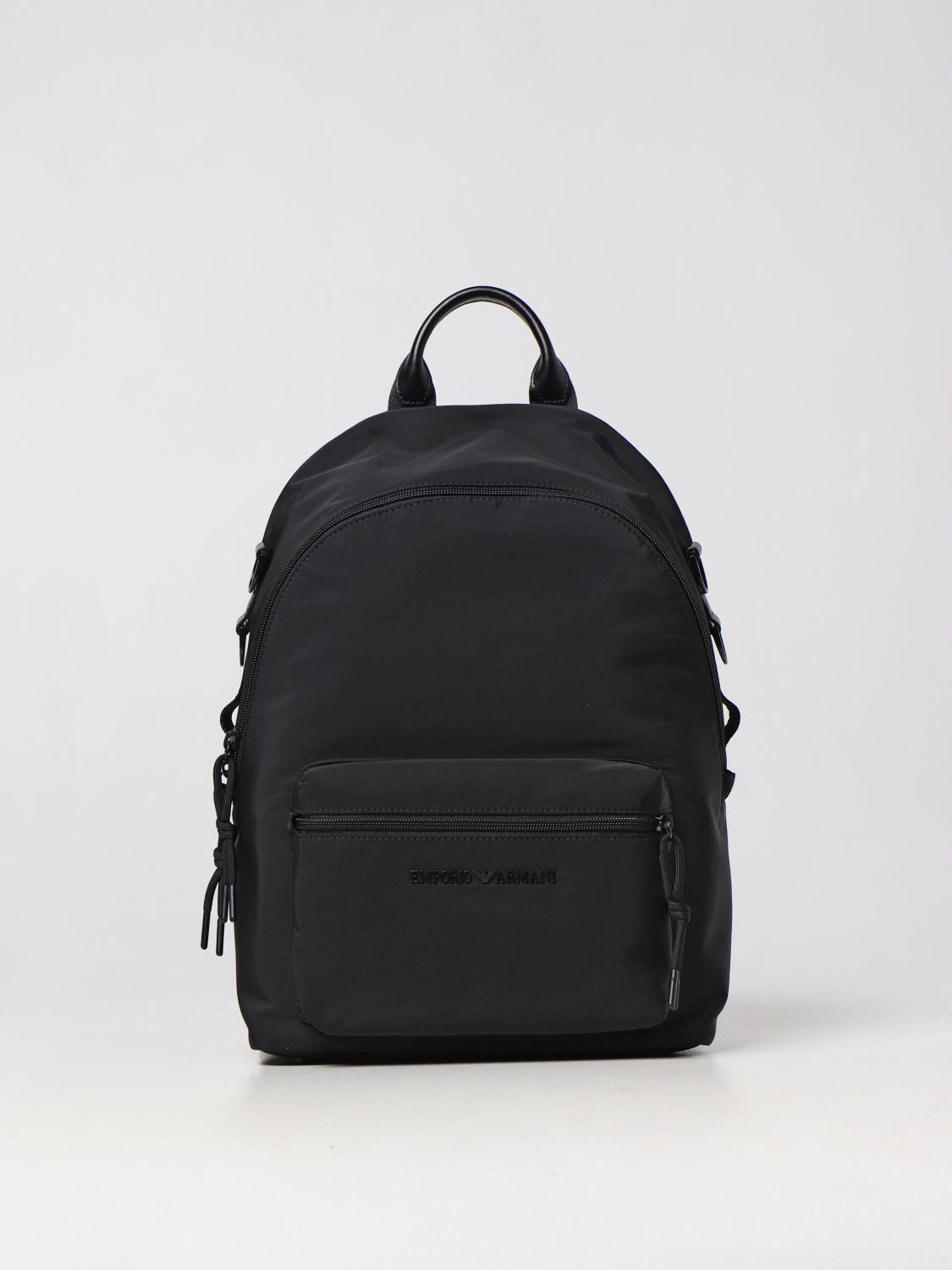 EMPORIO ARMANI: backpack for man - Black | Emporio Armani backpack ...
