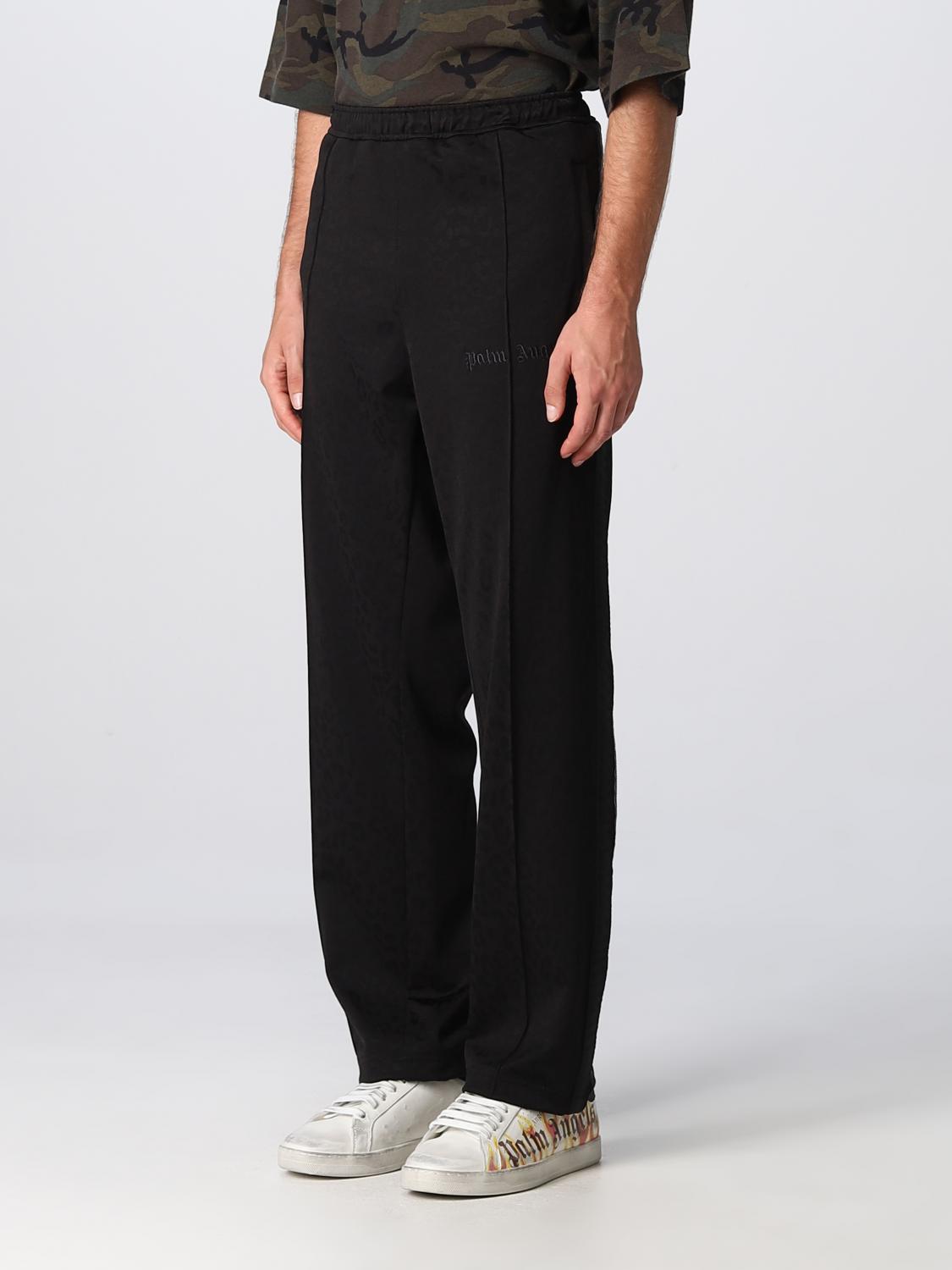 Pull molletonné 'Paradise Palm' noir Palm Angels en solde
