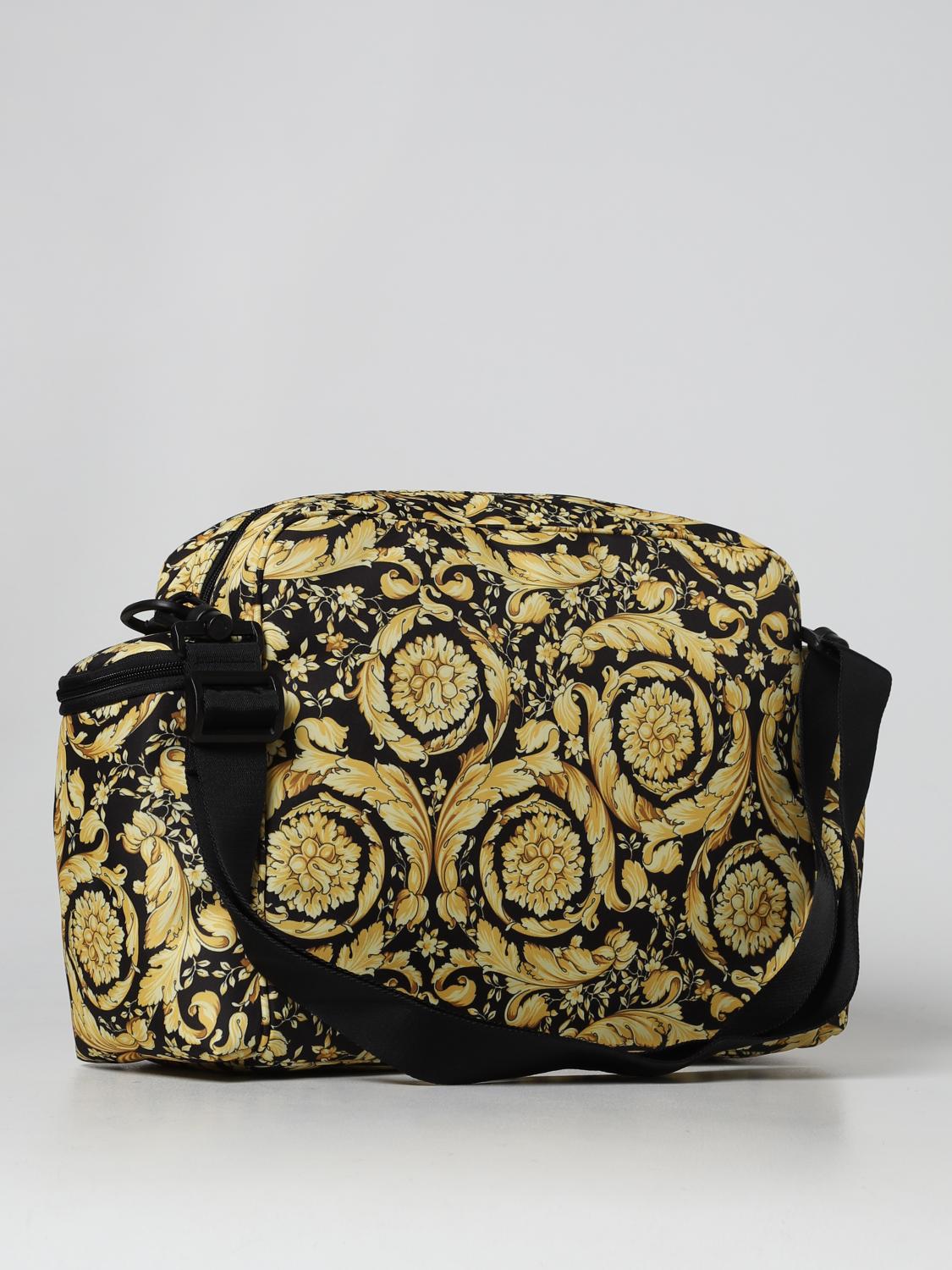 YOUNG VERSACE blanket set for kids Black Young Versace blanket set