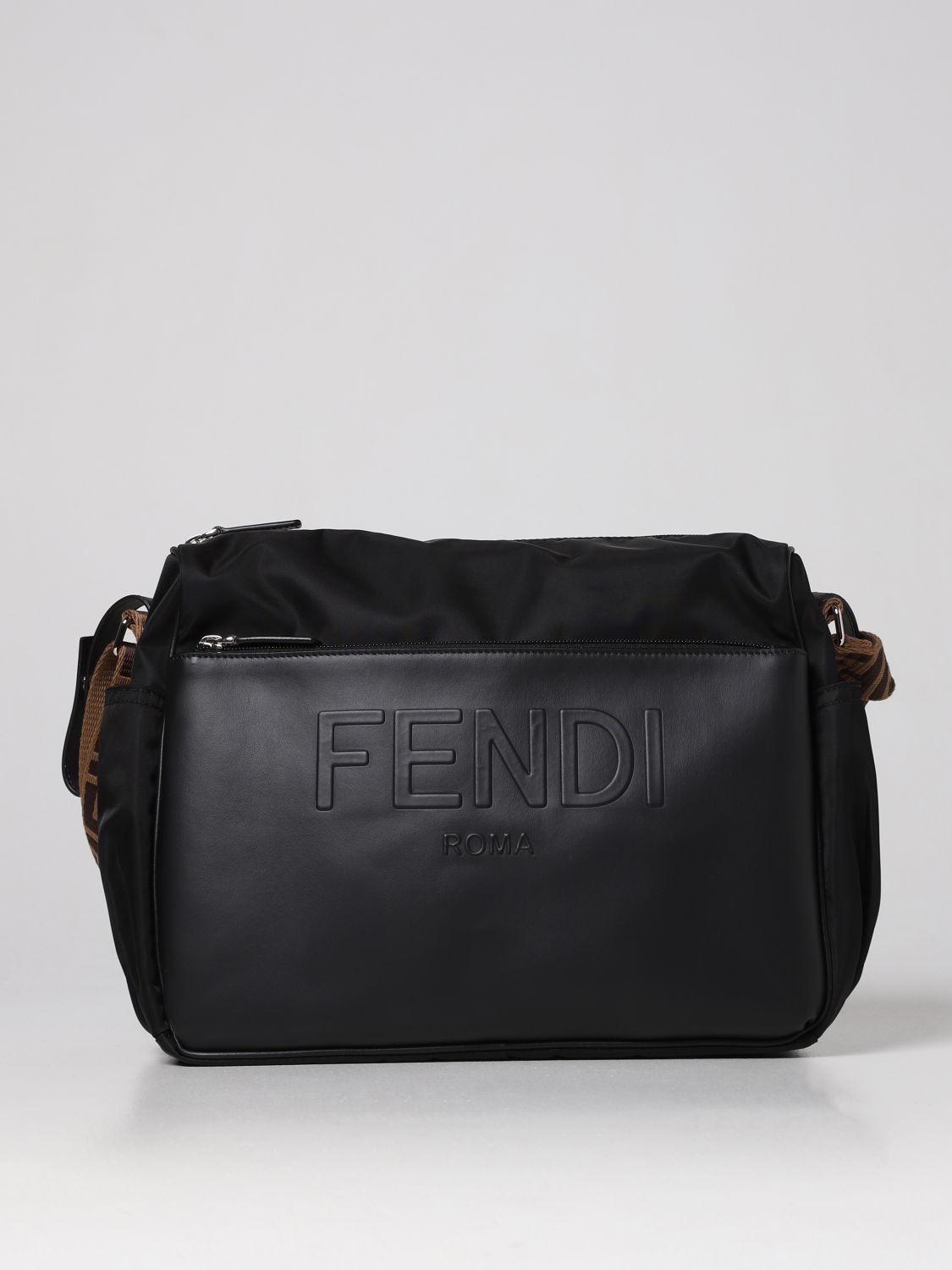 FENDI KIDS: blanket set for kids - Black | Fendi Kids blanket set ...