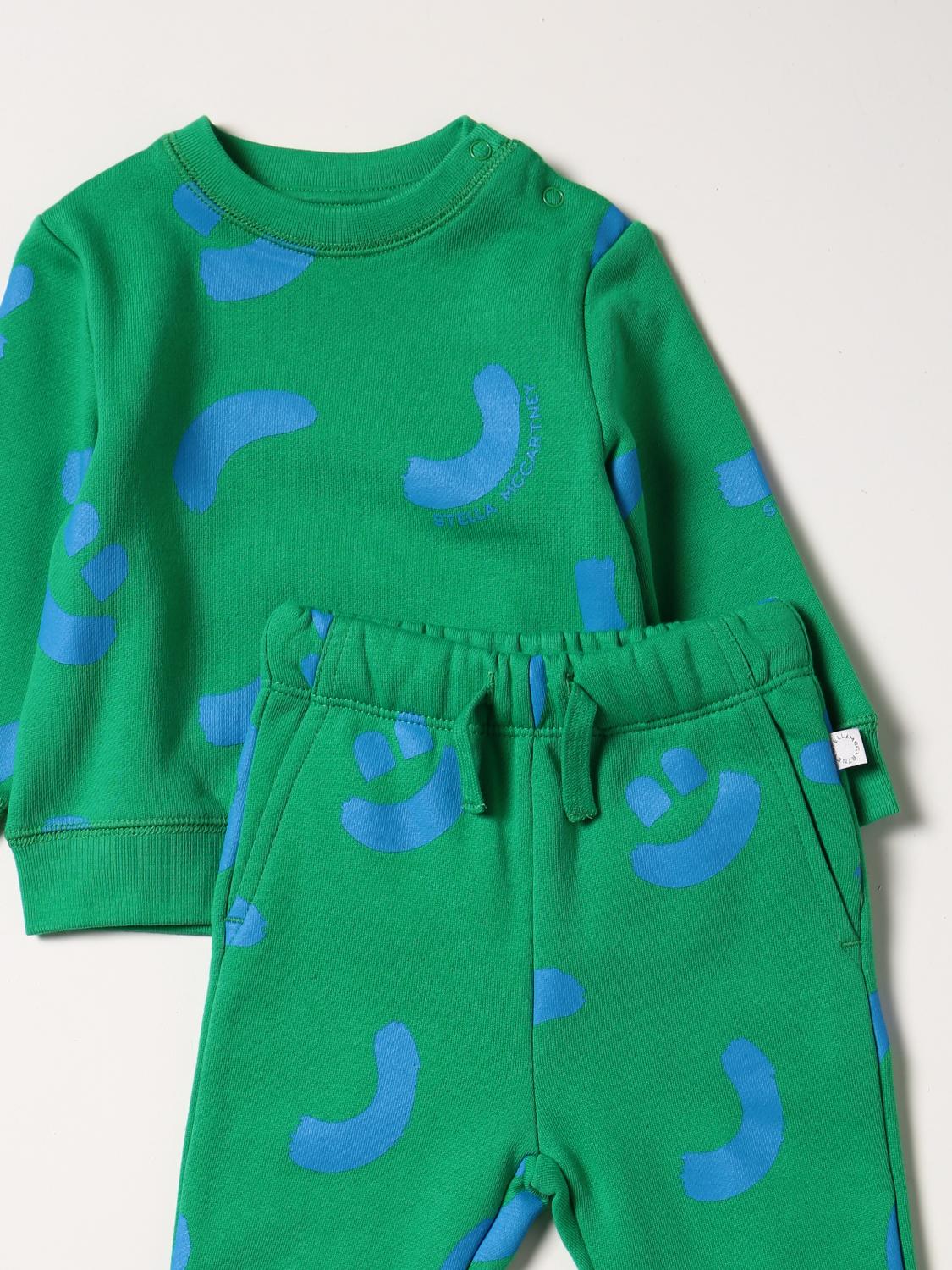 STELLA MCCARTNEY jumpsuit for baby Green Stella Mccartney jumpsuit