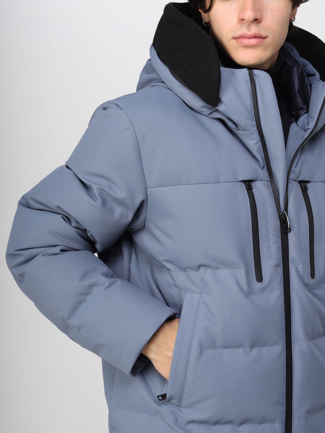 Woolrich Men’s Waterproof Down Jacket With Detachable, 52% OFF