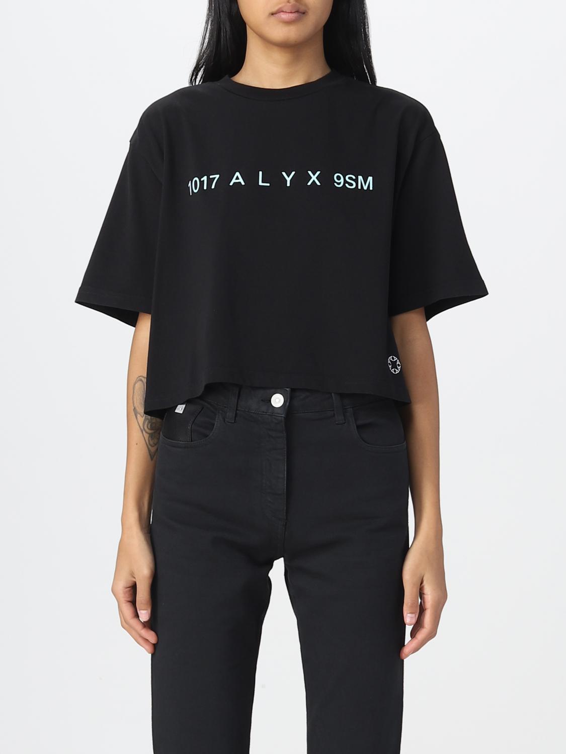 ALYX: t-shirt for woman - Black | Alyx t-shirt AAWTS0317FA01 online on ...