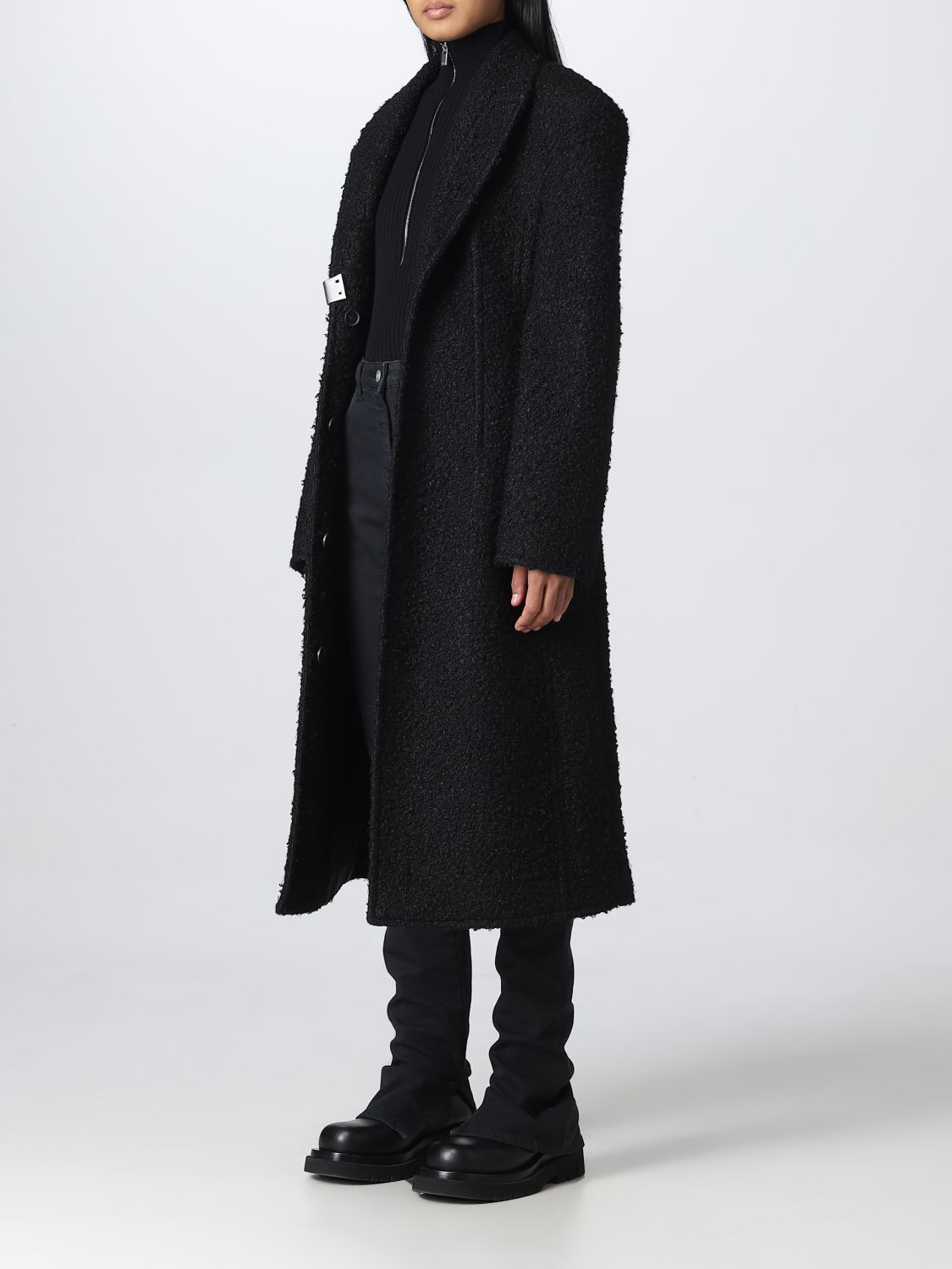 ALYX: coat for woman - Black | Alyx coat AAWTA0097FA01 online on GIGLIO.COM
