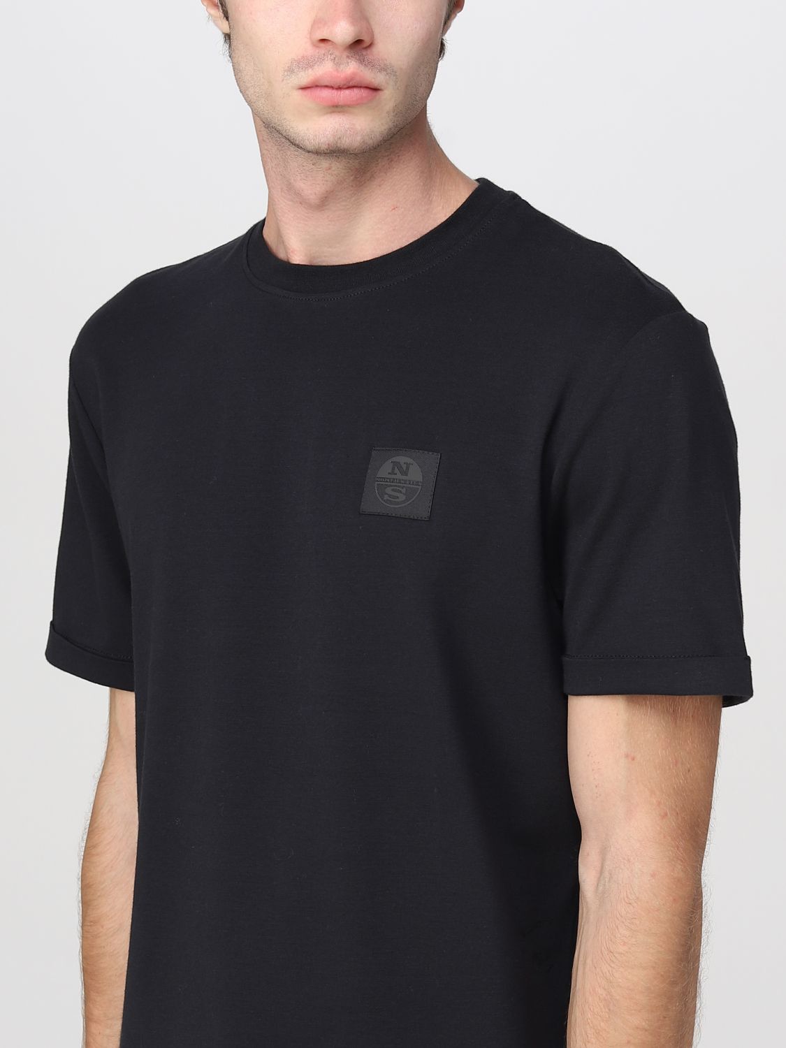 NORTH SAILS: t-shirt for man - Black | North Sails t-shirt 692826 ...