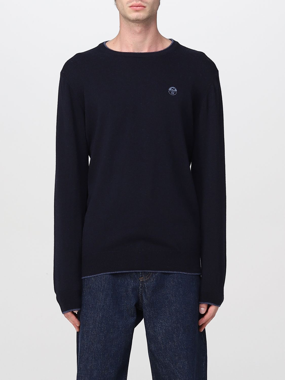 NORTH SAILS: sweater for man - Navy | North Sails sweater 699513 online ...