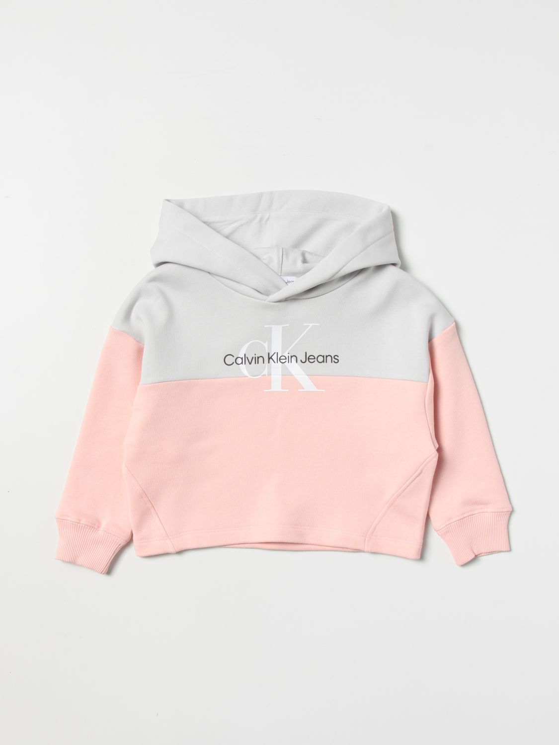 CALVIN KLEIN: sweater for girls - Pink | Calvin Klein sweater IG0IG01764  online on 