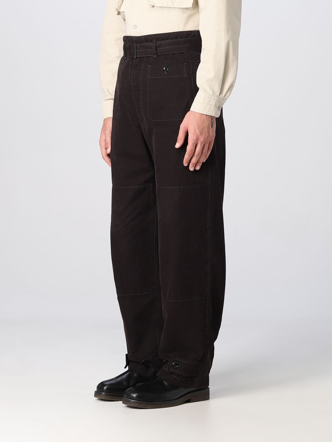 Trousers Lemaire: Lemaire trousers for men black 4