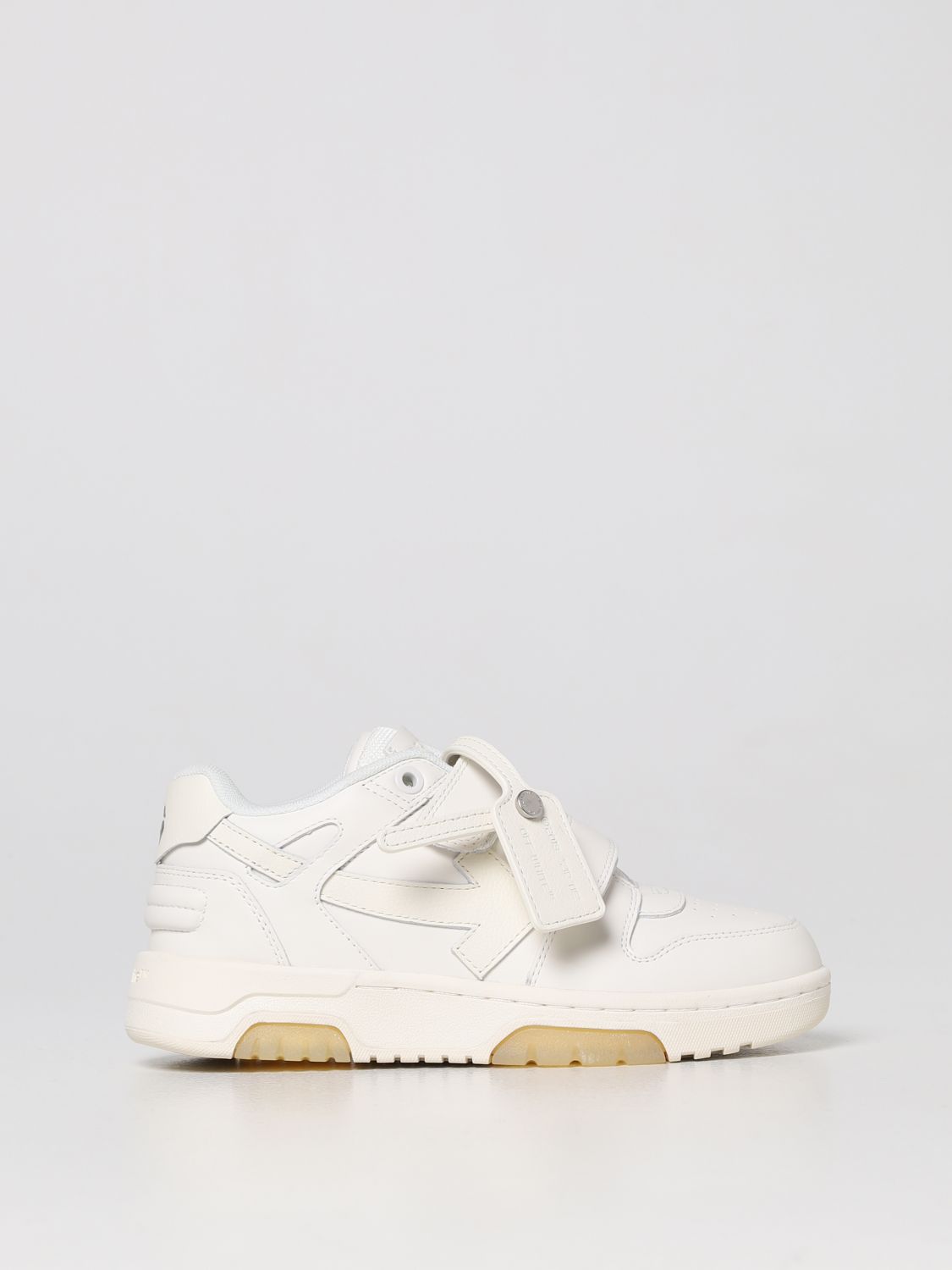 Scarpe Off-White: Sneakers Out Of Office Off-White in pelle bianco 1