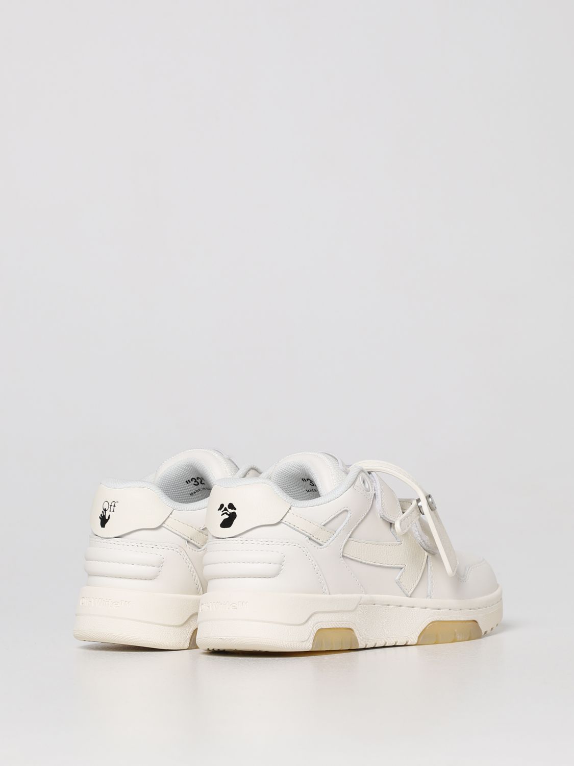 Scarpe Off-White: Sneakers Out Of Office Off-White in pelle bianco 3