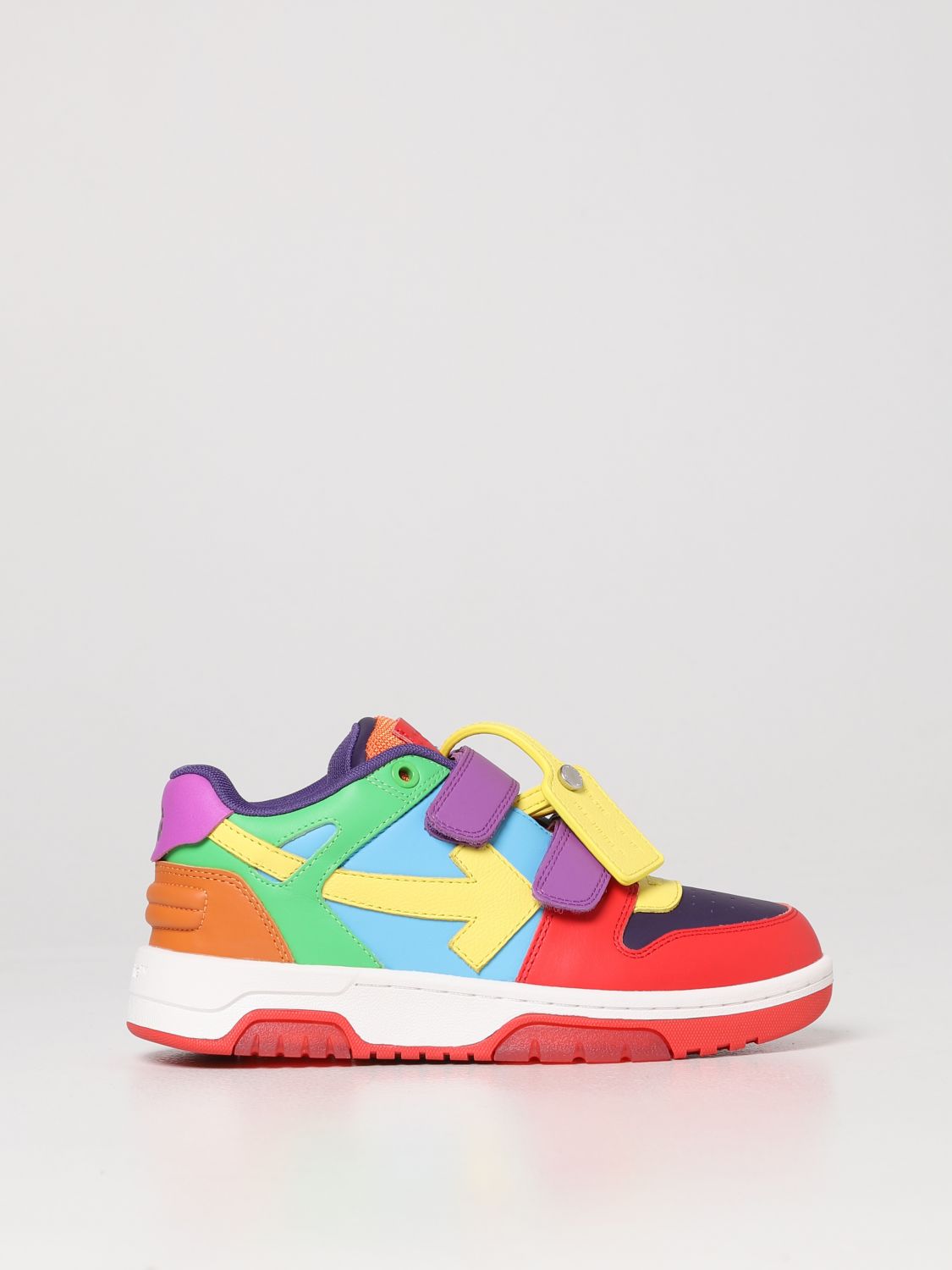 OFF-WHITE: shoes for boys - Multicolor | Off-White shoes OBIA008F22LEA001  online on 
