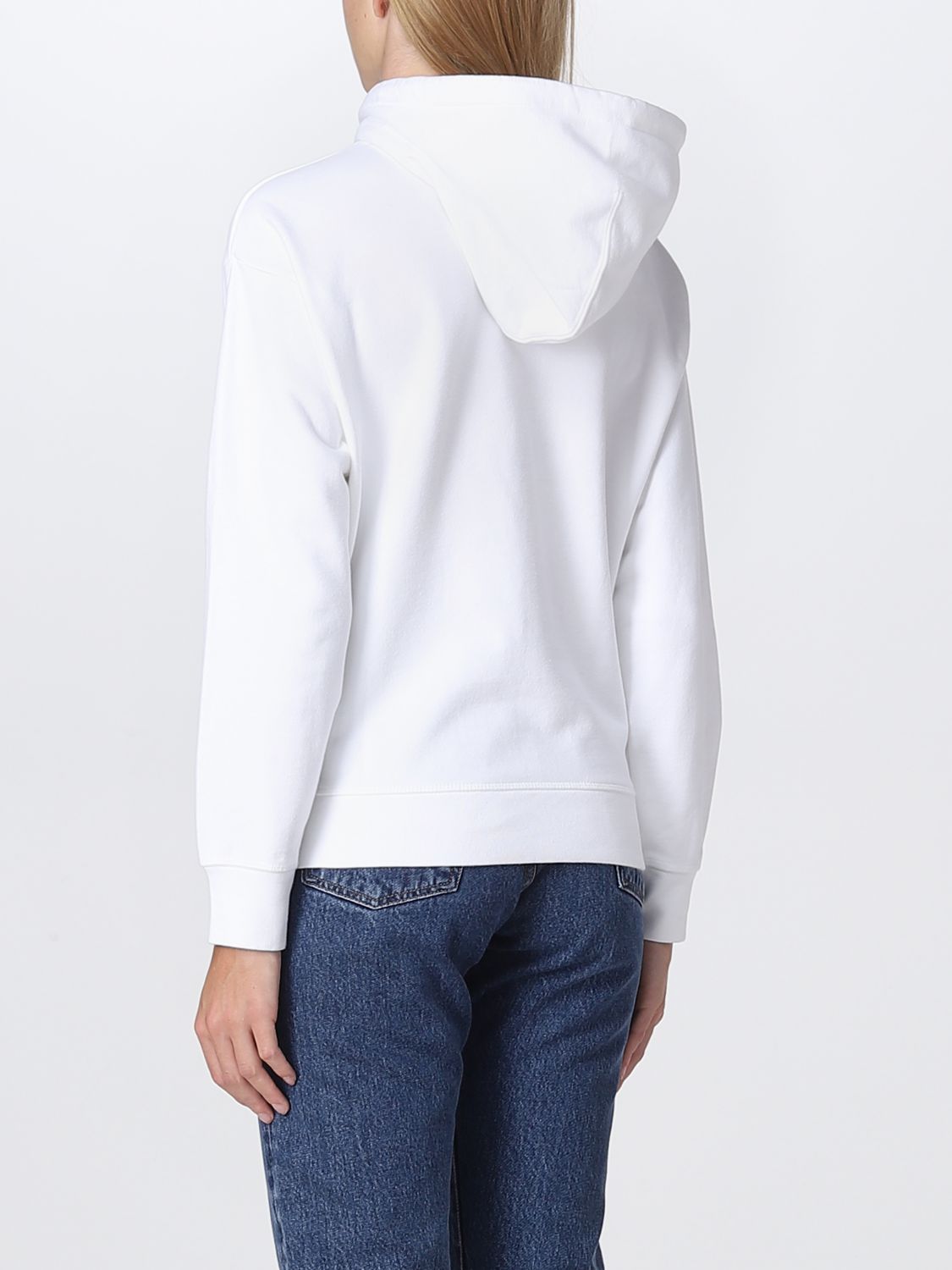 LEVI'S: sweatshirt for woman - White | Levi's sweatshirt 184870024 ...