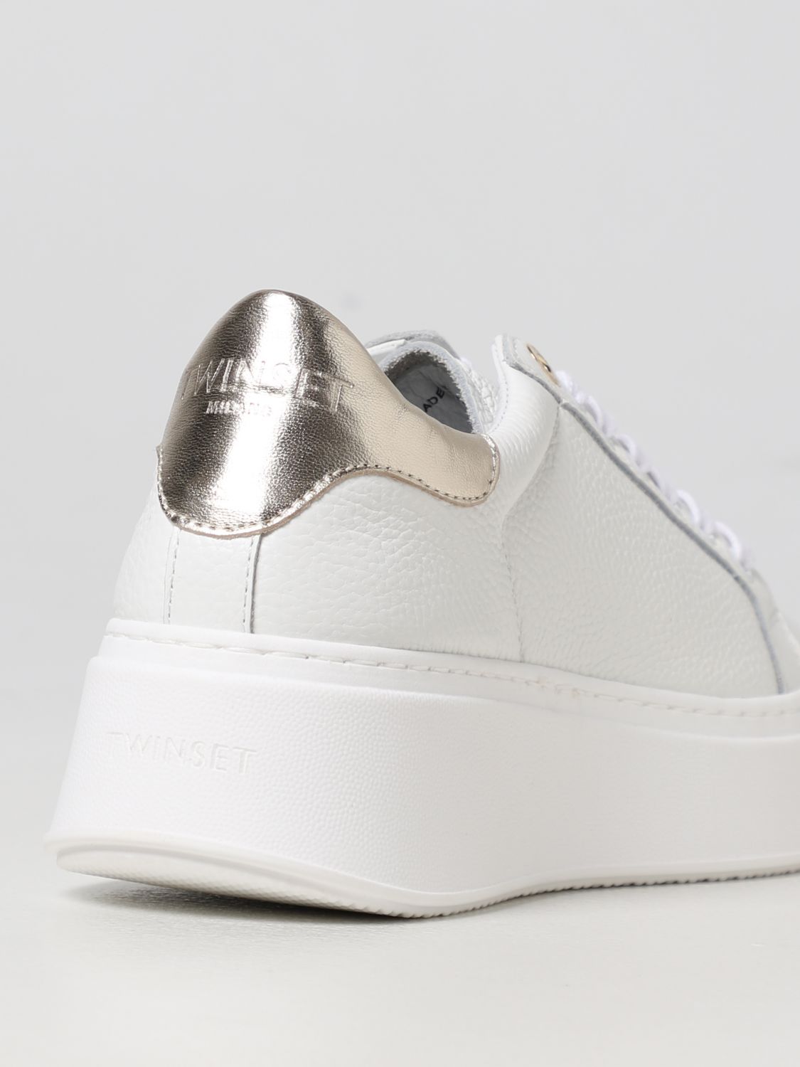 TWINSET: sneakers for woman - White | Twinset sneakers 222TCT170 online ...