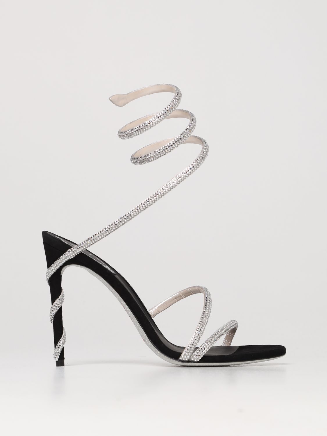 RENE CAOVILLA: high heel shoes for woman - Black | Rene Caovilla high ...