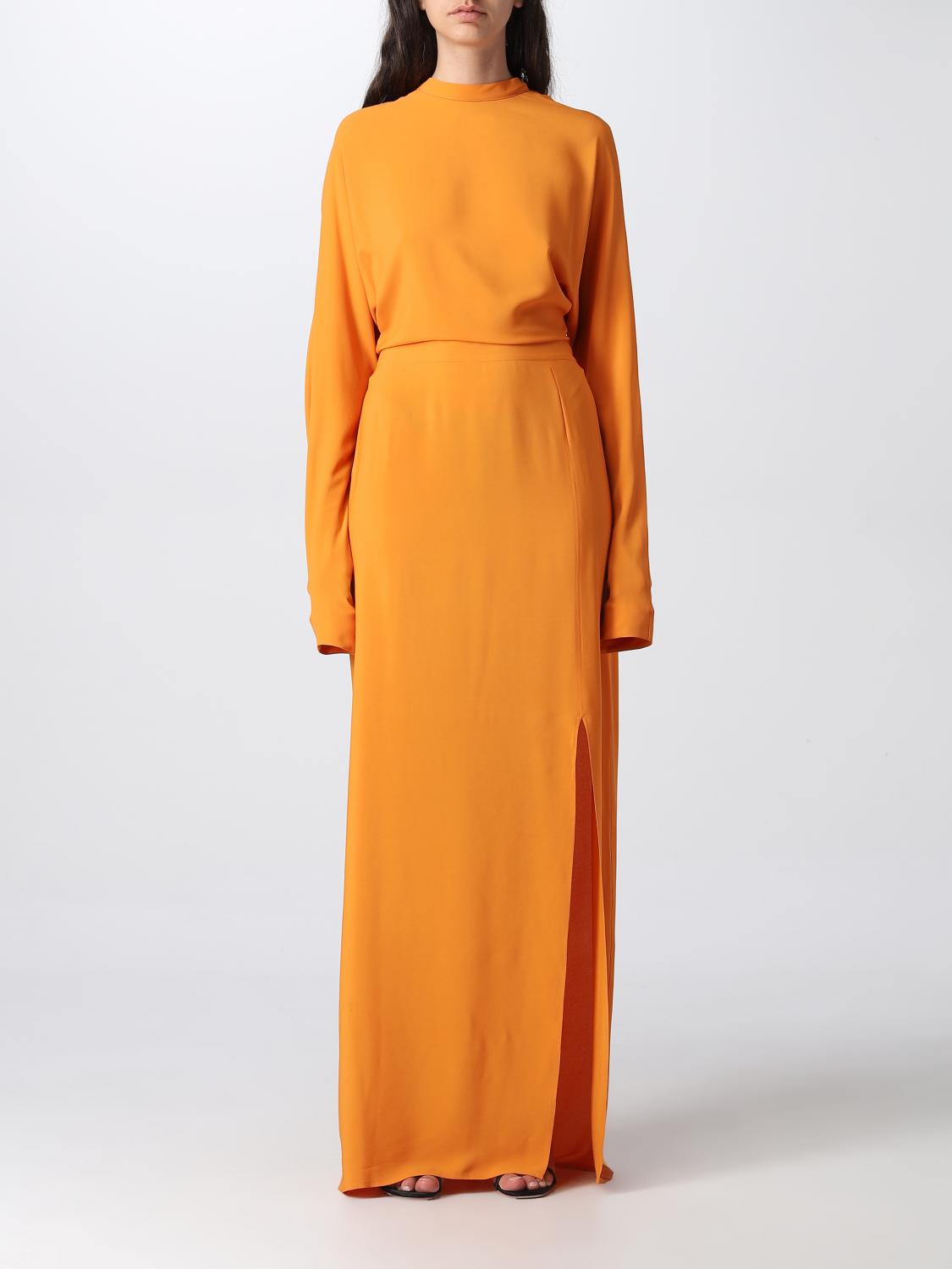 ERIKA CAVALLINI: dress for woman - Orange | Erika Cavallini dress ...