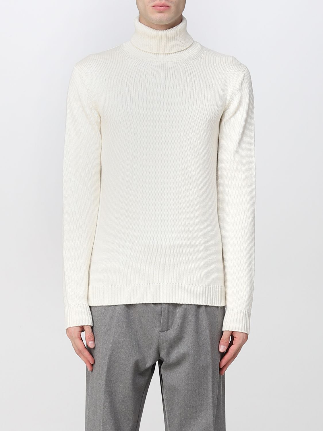 ROBERTO COLLINA: sweater for man - White | Roberto Collina sweater ...