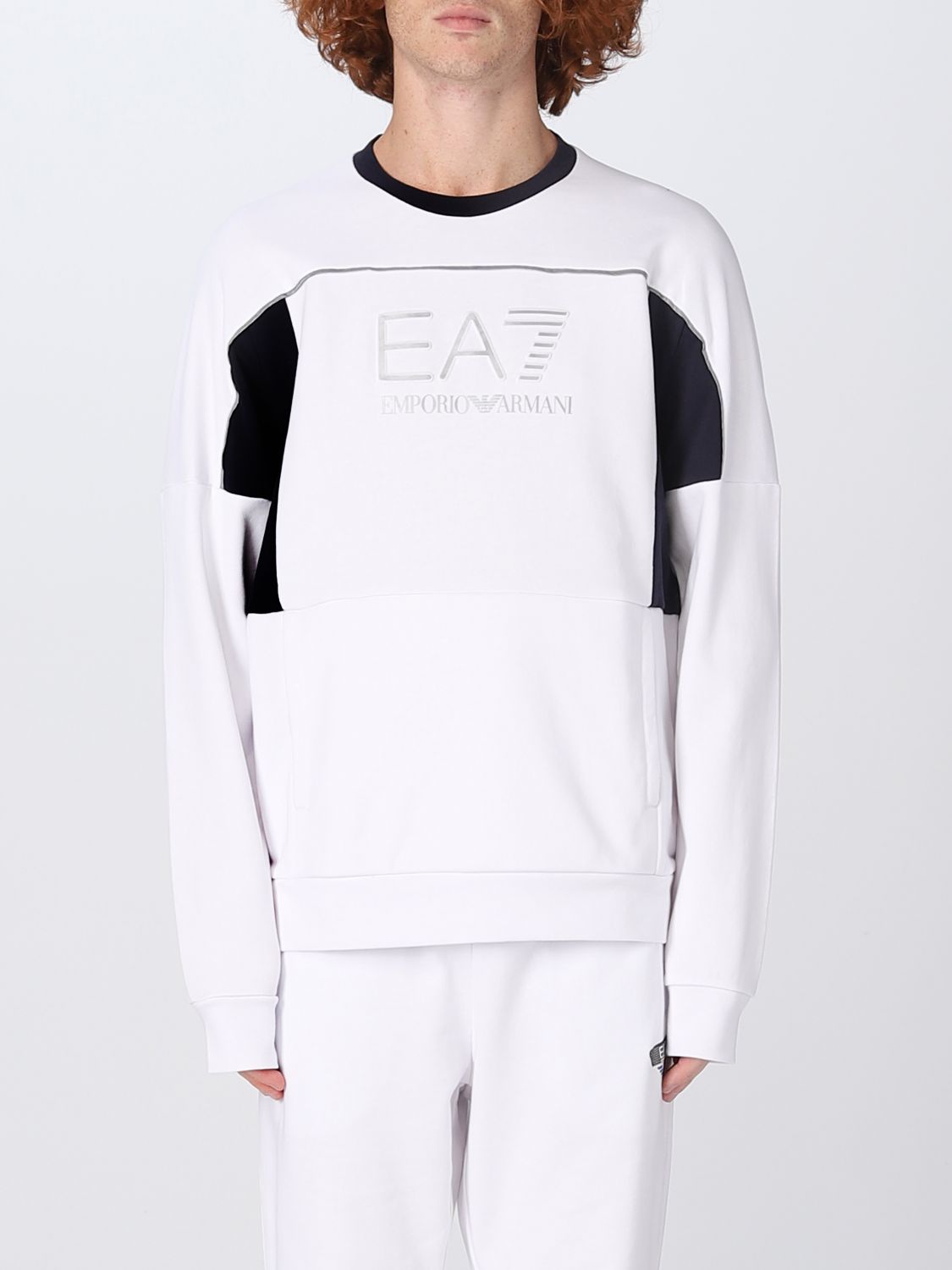 Plaats Hechting aanraken Ea7 Outlet: sweatshirt for man - White | Ea7 sweatshirt 6LPM17PJEQZ online  on GIGLIO.COM