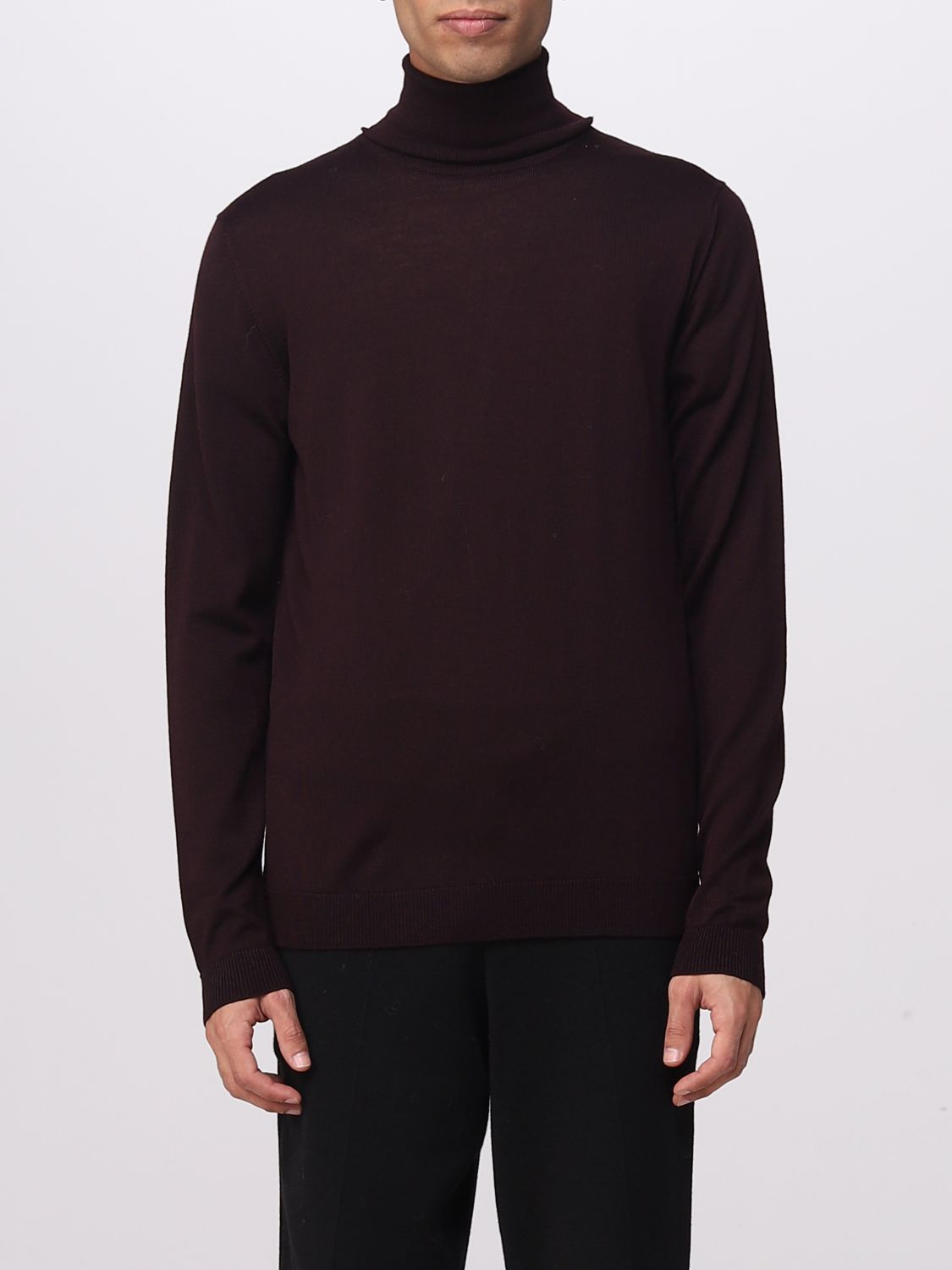 Roberto Collina Sweater  Men Color Burgundy
